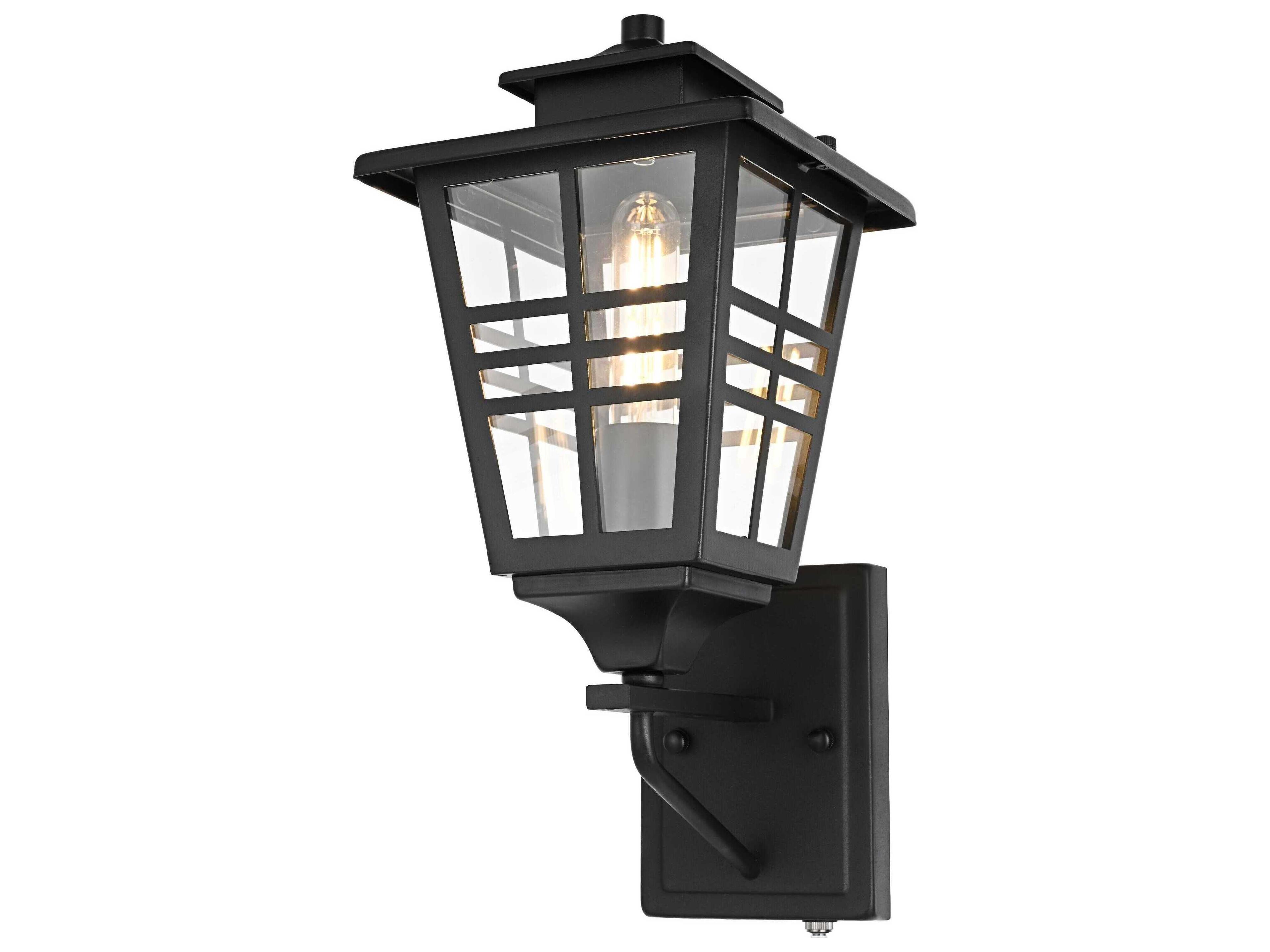 Elegant Lighting Macon 1-Light Outdoor Wall Light