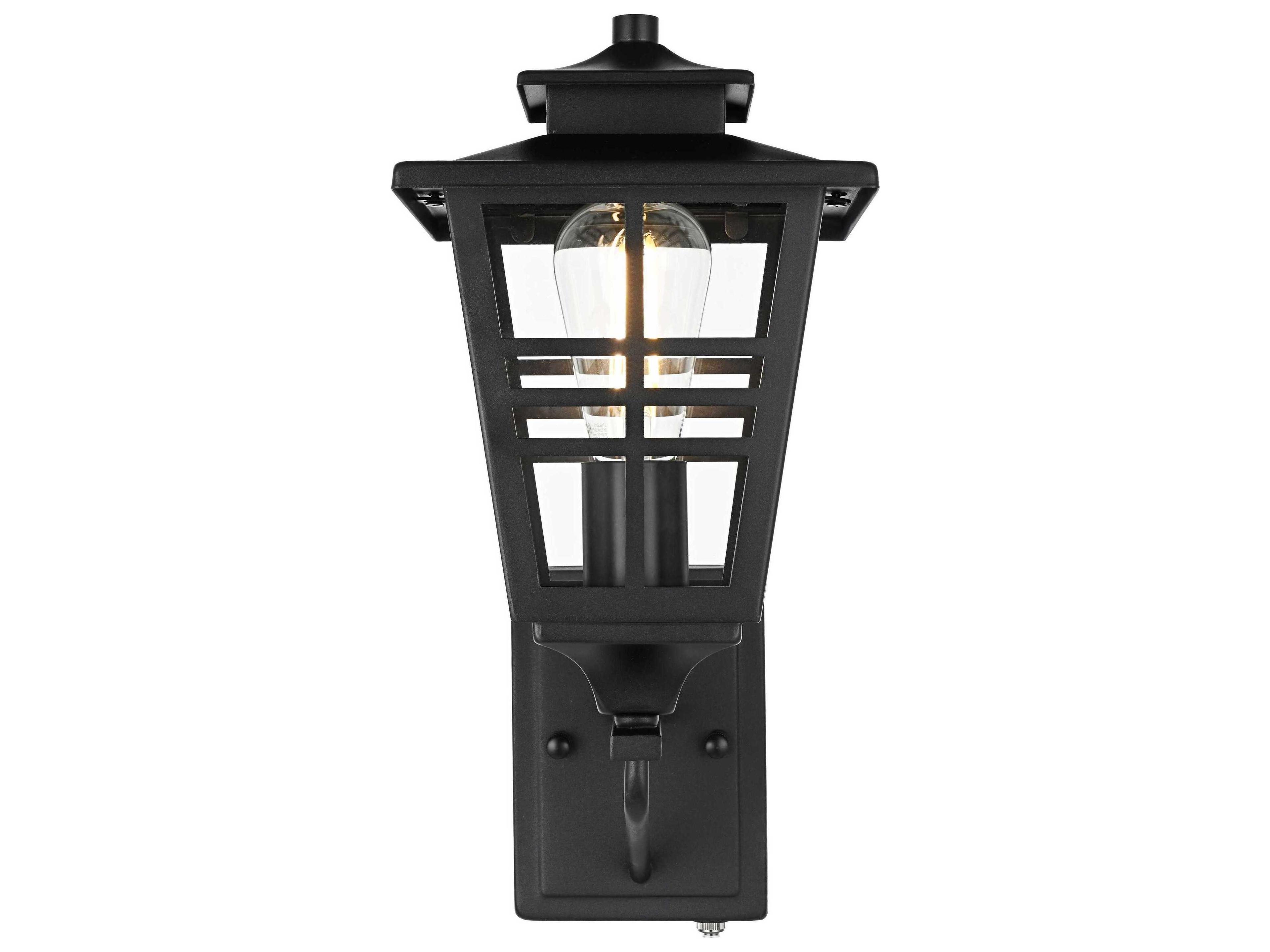 Elegant Lighting Macon 1-Light Outdoor Wall Light