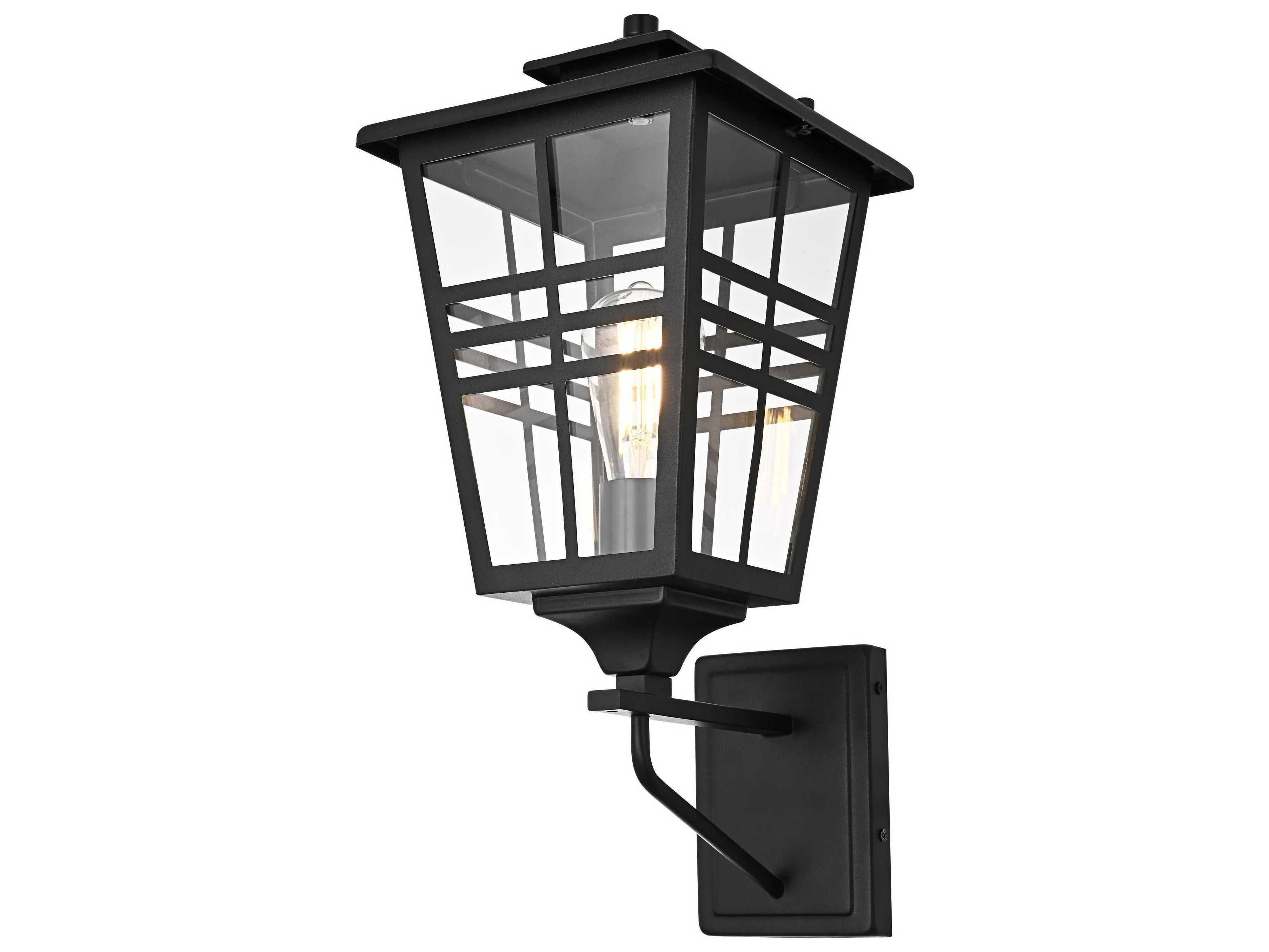 Elegant Lighting Macon 1-Light Outdoor Wall Light