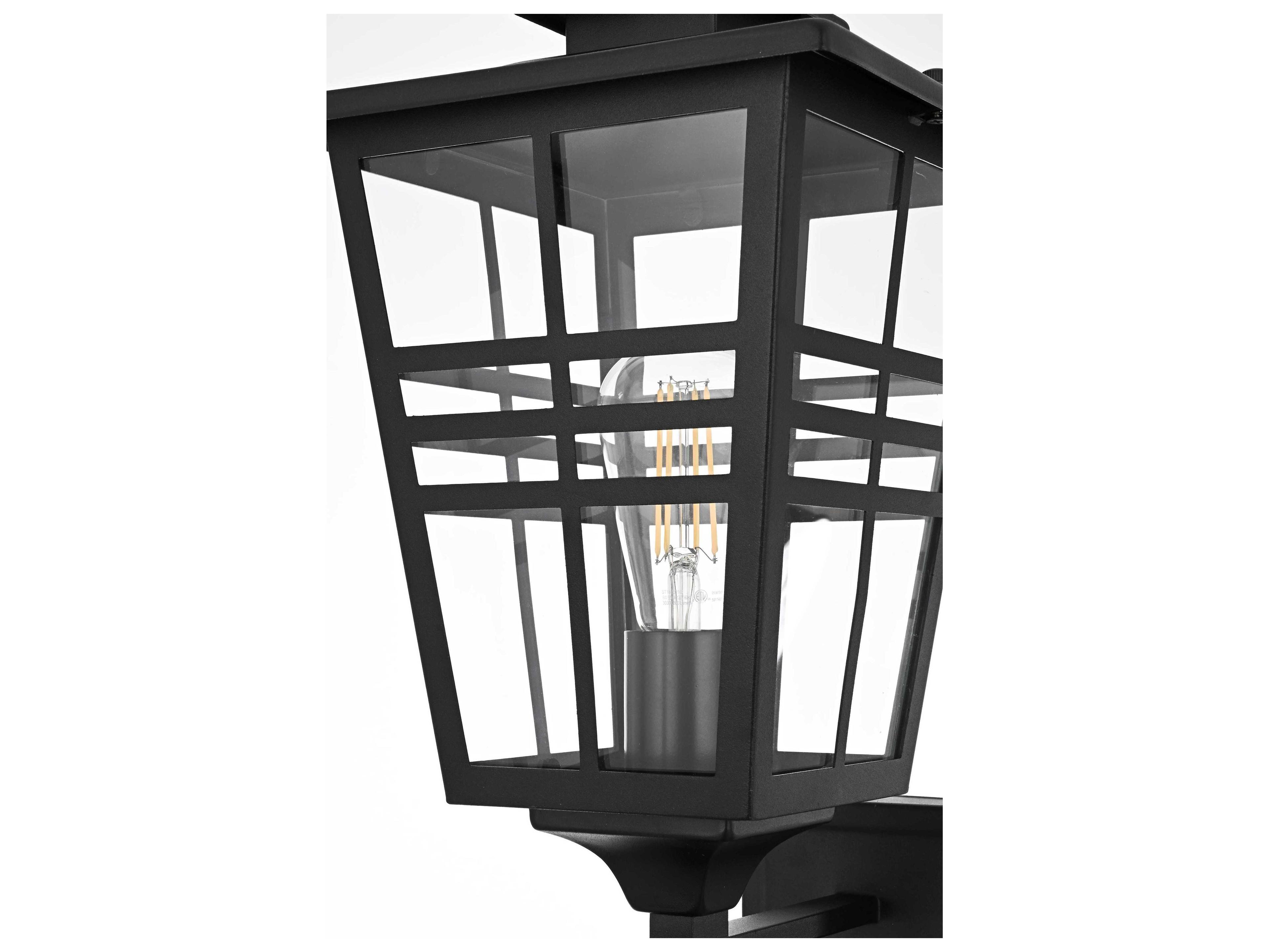 Elegant Lighting Macon 1-Light Outdoor Wall Light