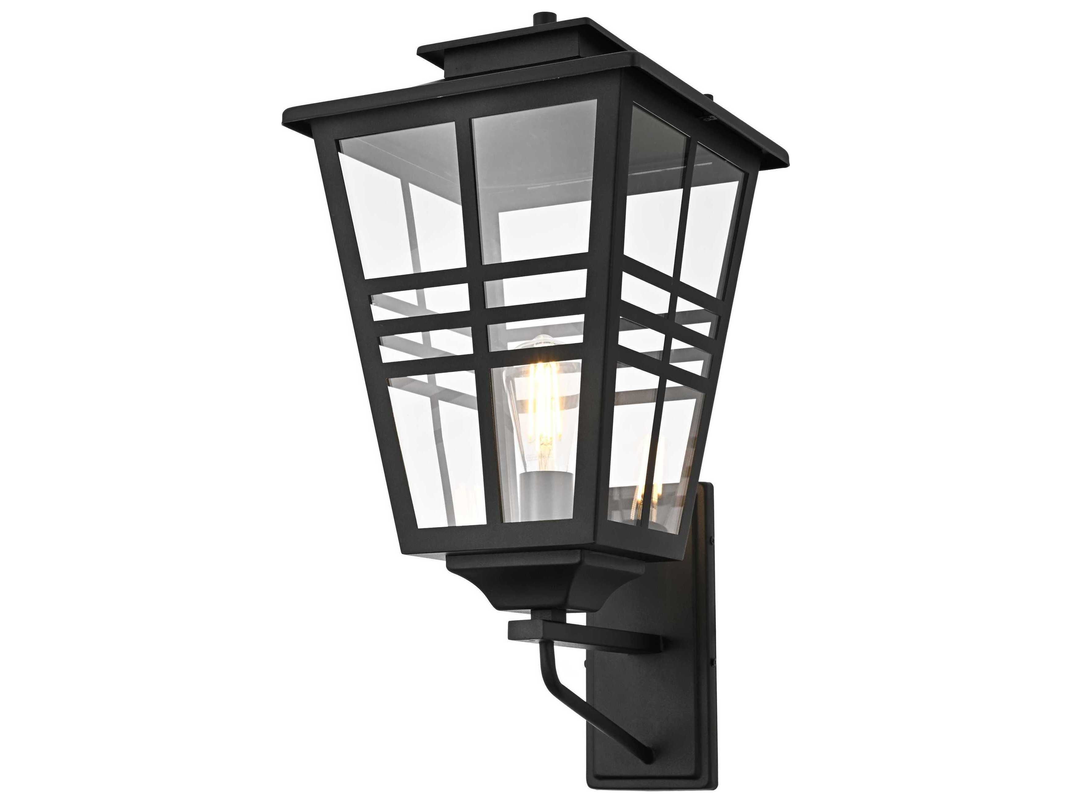 Elegant Lighting Macon 1-Light Outdoor Wall Light