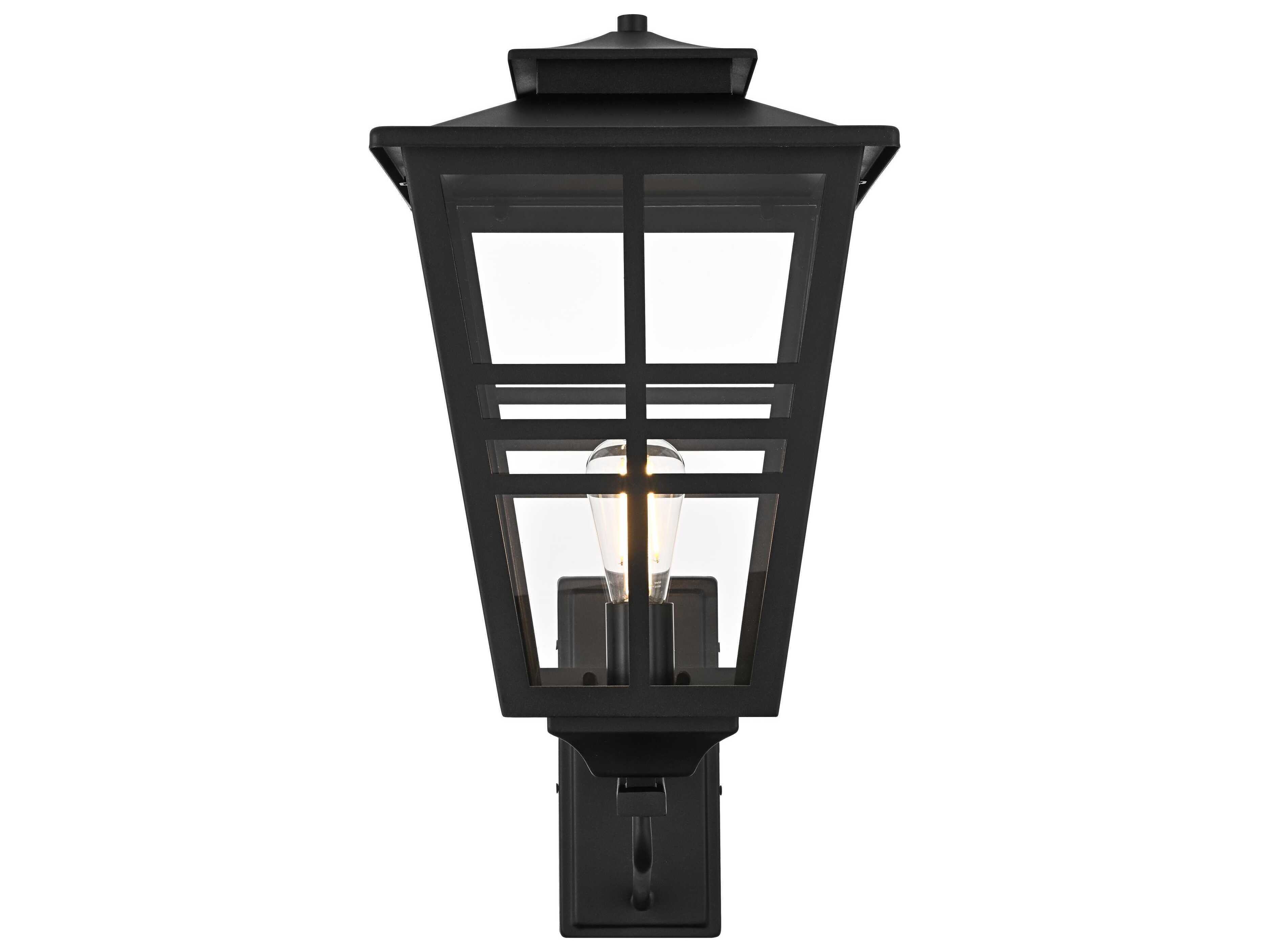 Elegant Lighting Macon 1-Light Outdoor Wall Light