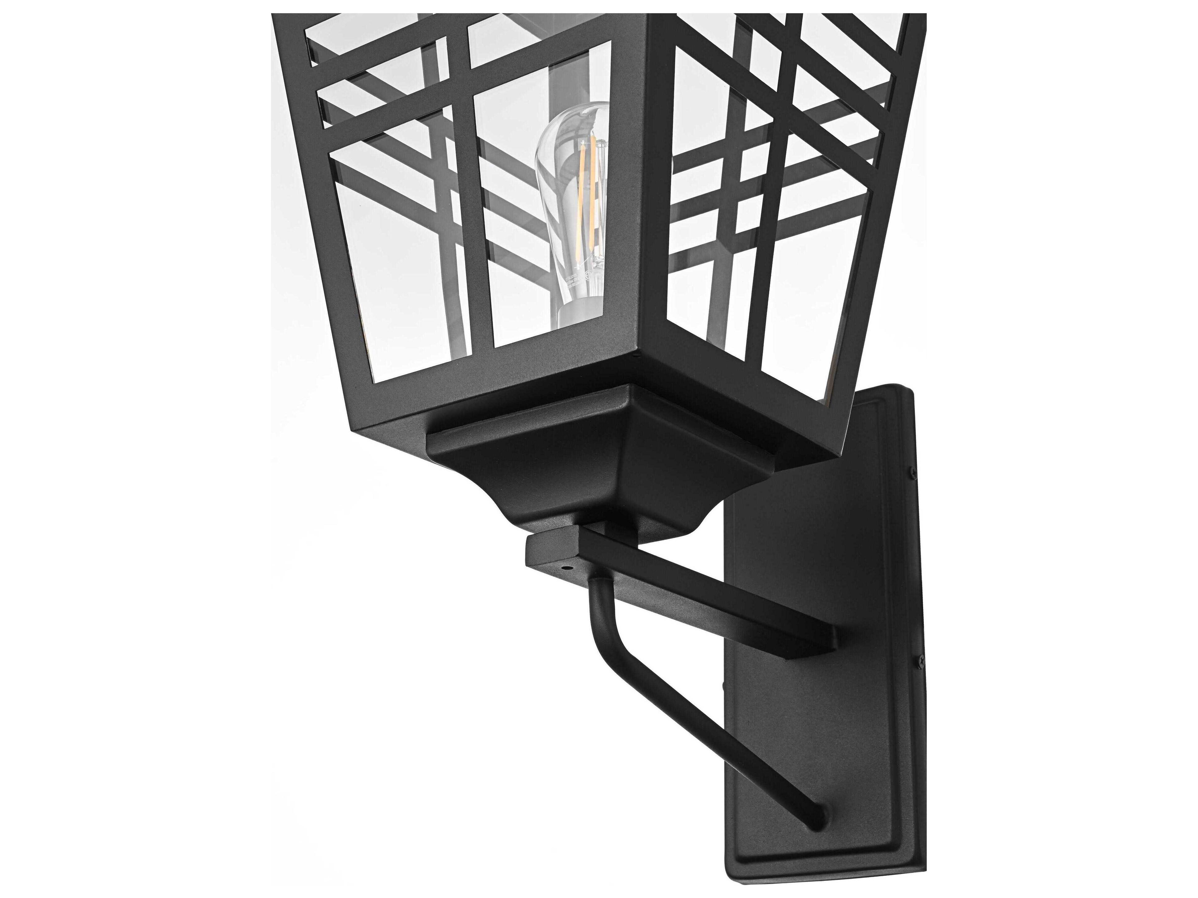 Elegant Lighting Macon 1-Light Outdoor Wall Light