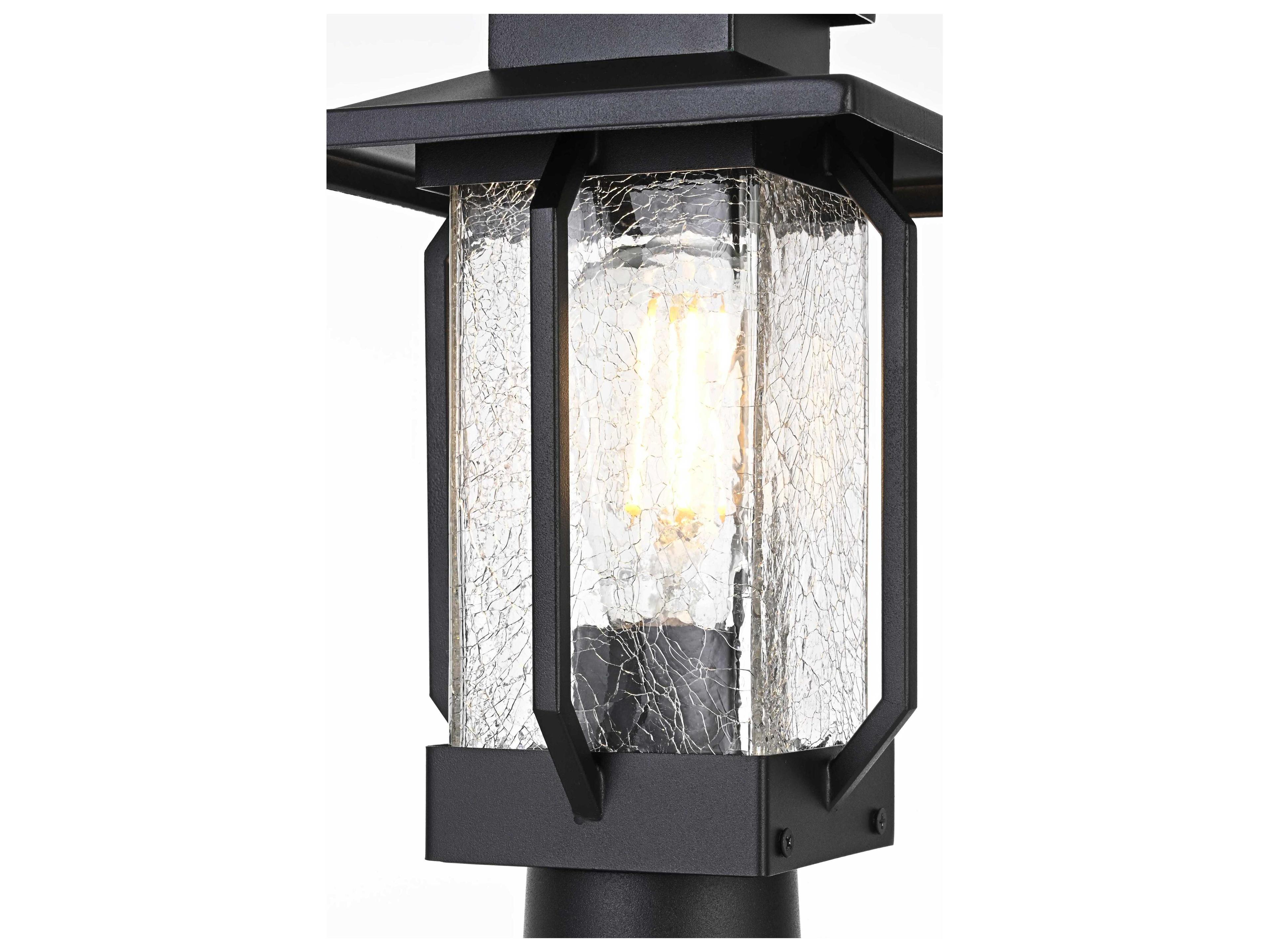 Elegant Lighting Salem 1-Light Outdoor Post Light