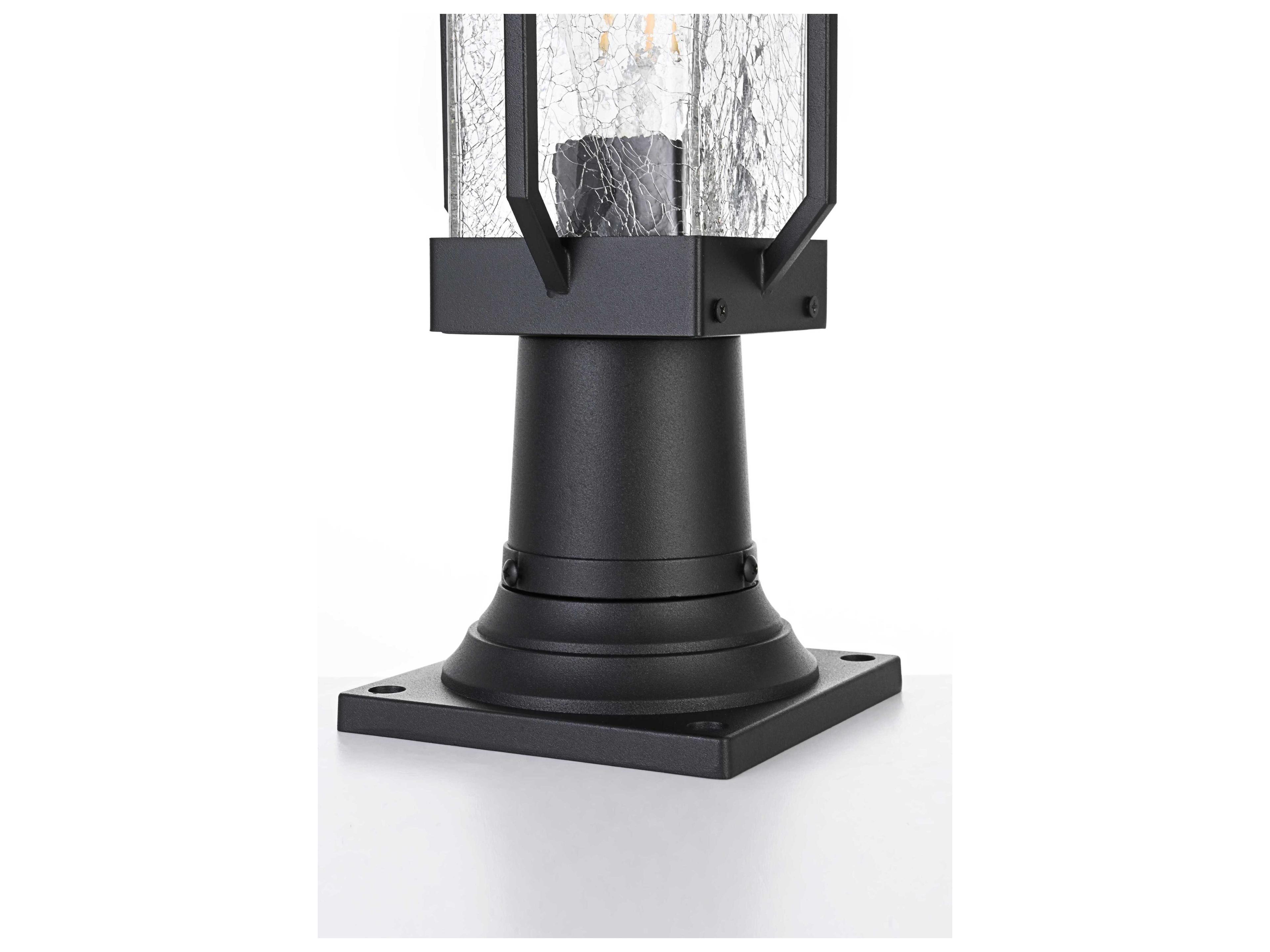 Elegant Lighting Salem 1-Light Outdoor Post Light