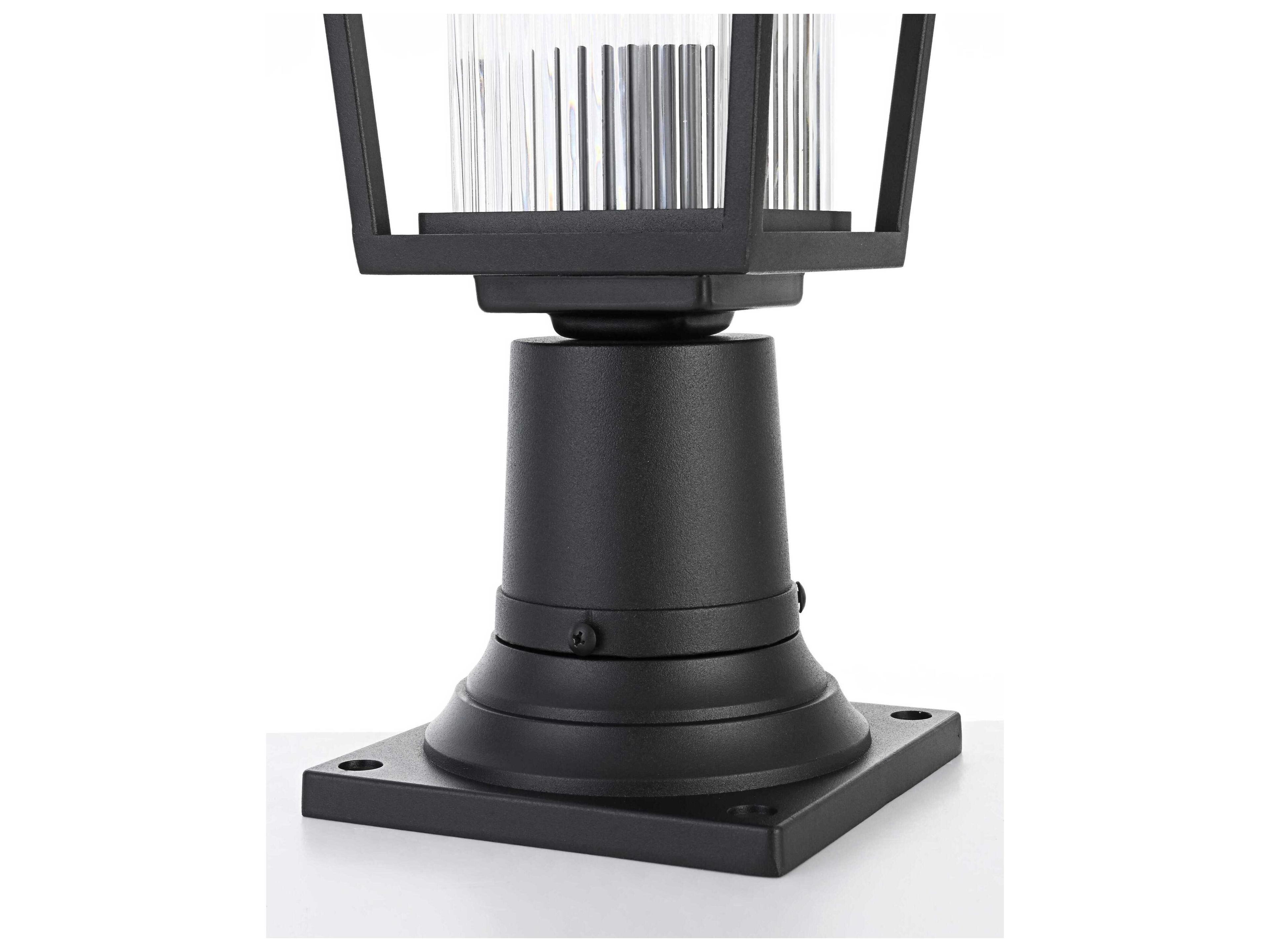 Elegant Lighting York 1-Light Outdoor Post Light