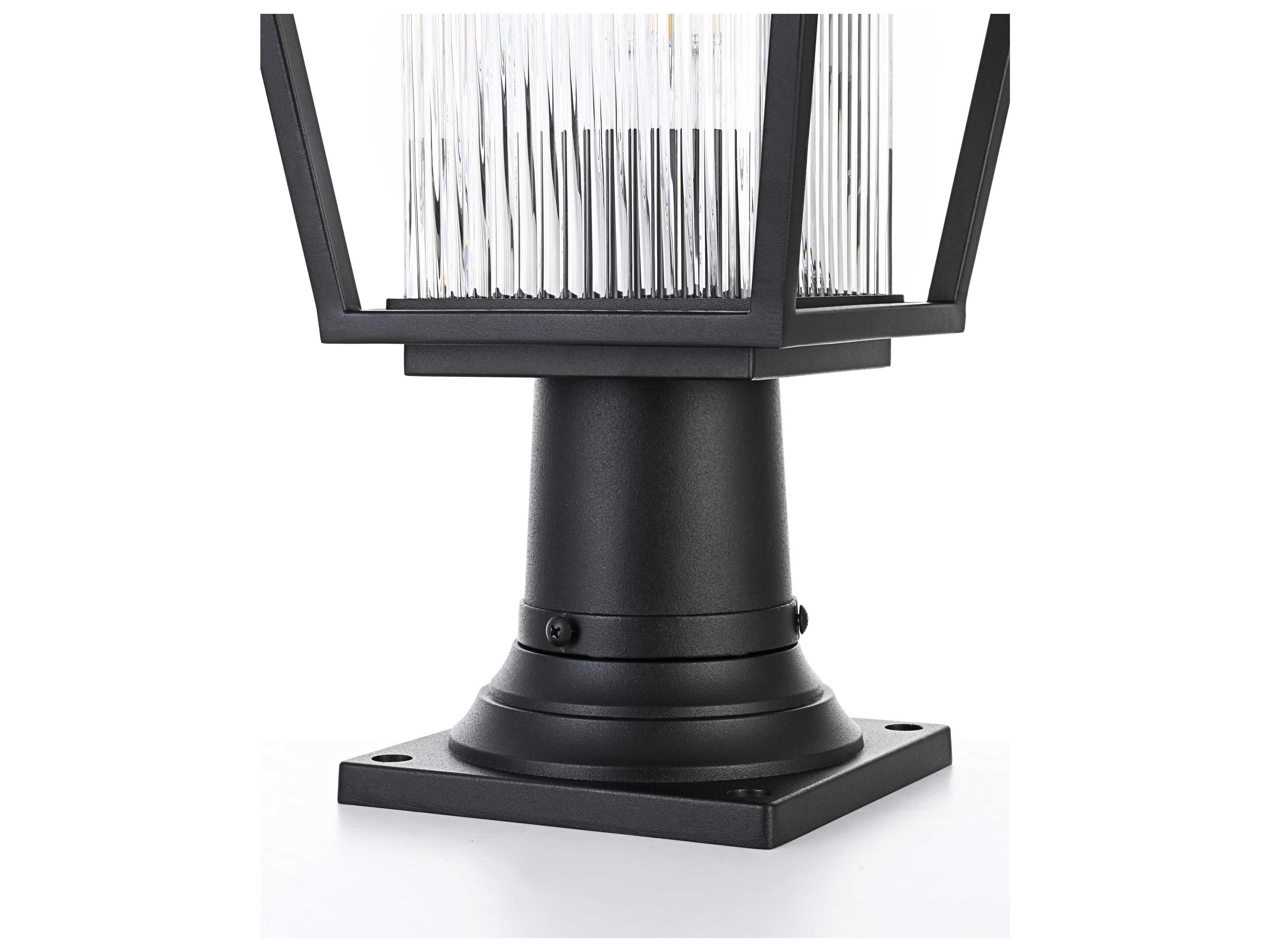 Elegant Lighting York 1-Light Outdoor Post Light
