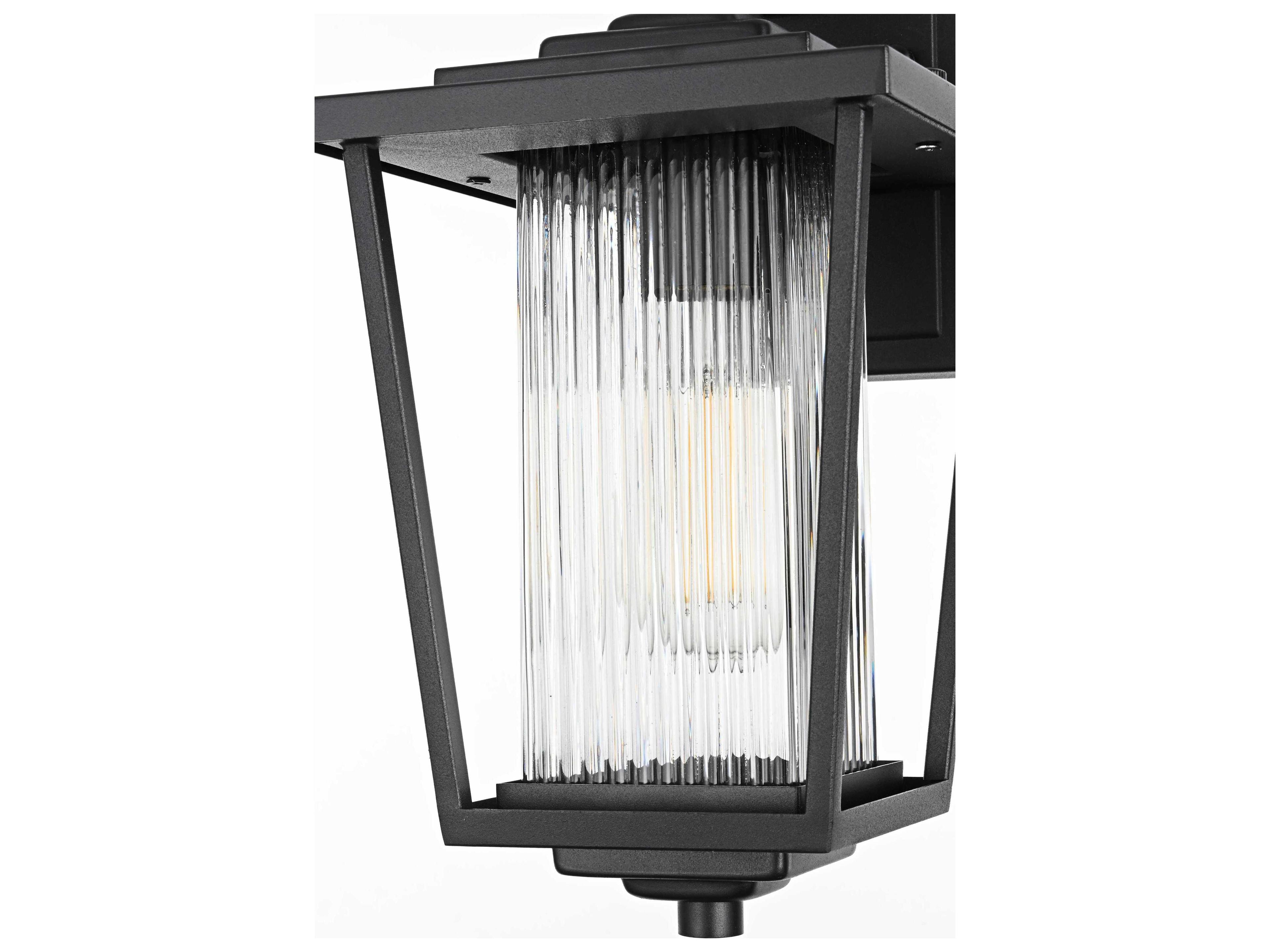 Elegant Lighting York 1-Light Outdoor Wall Light