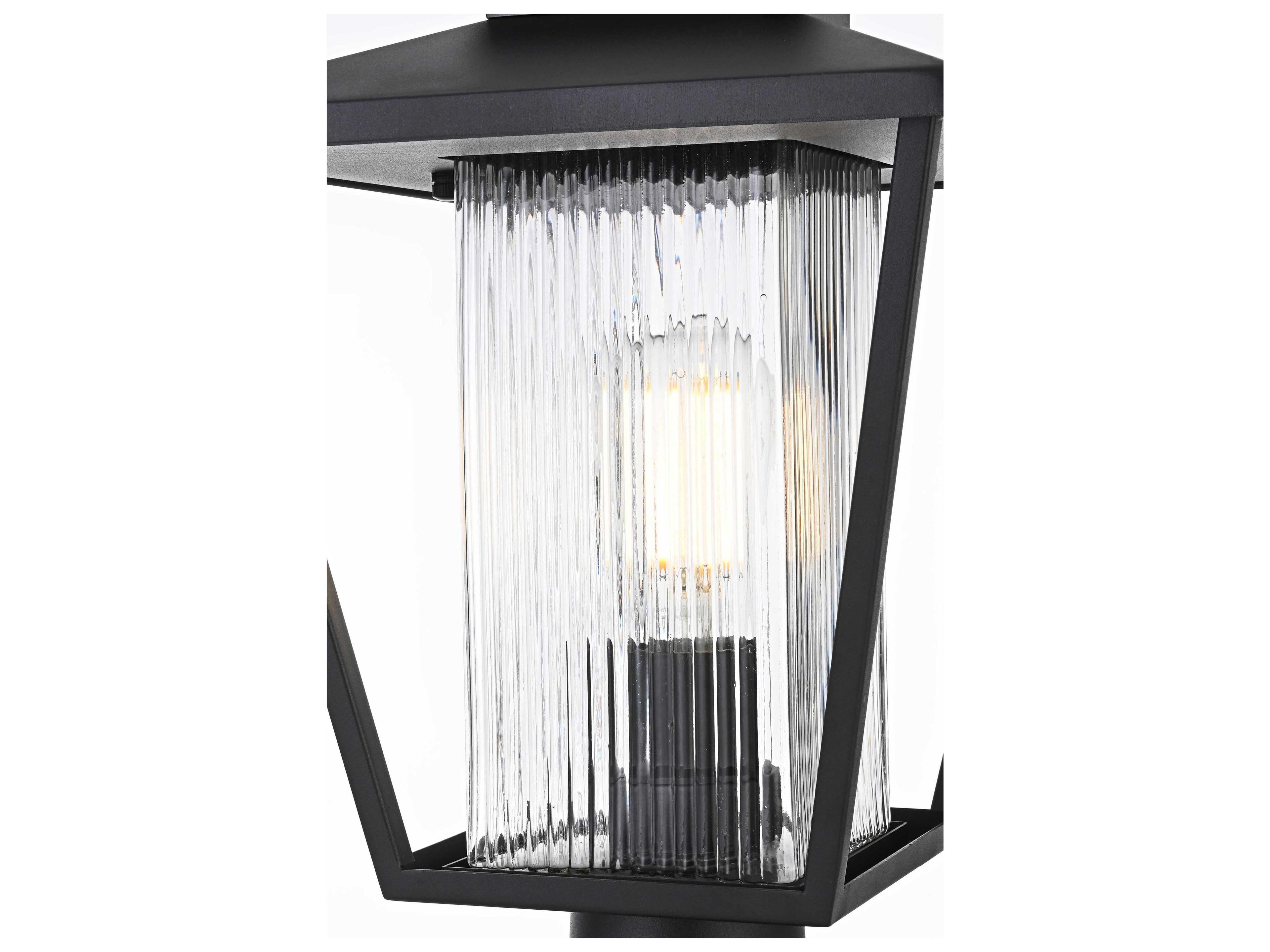 Elegant Lighting Gaul 1-Light Outdoor Post Light
