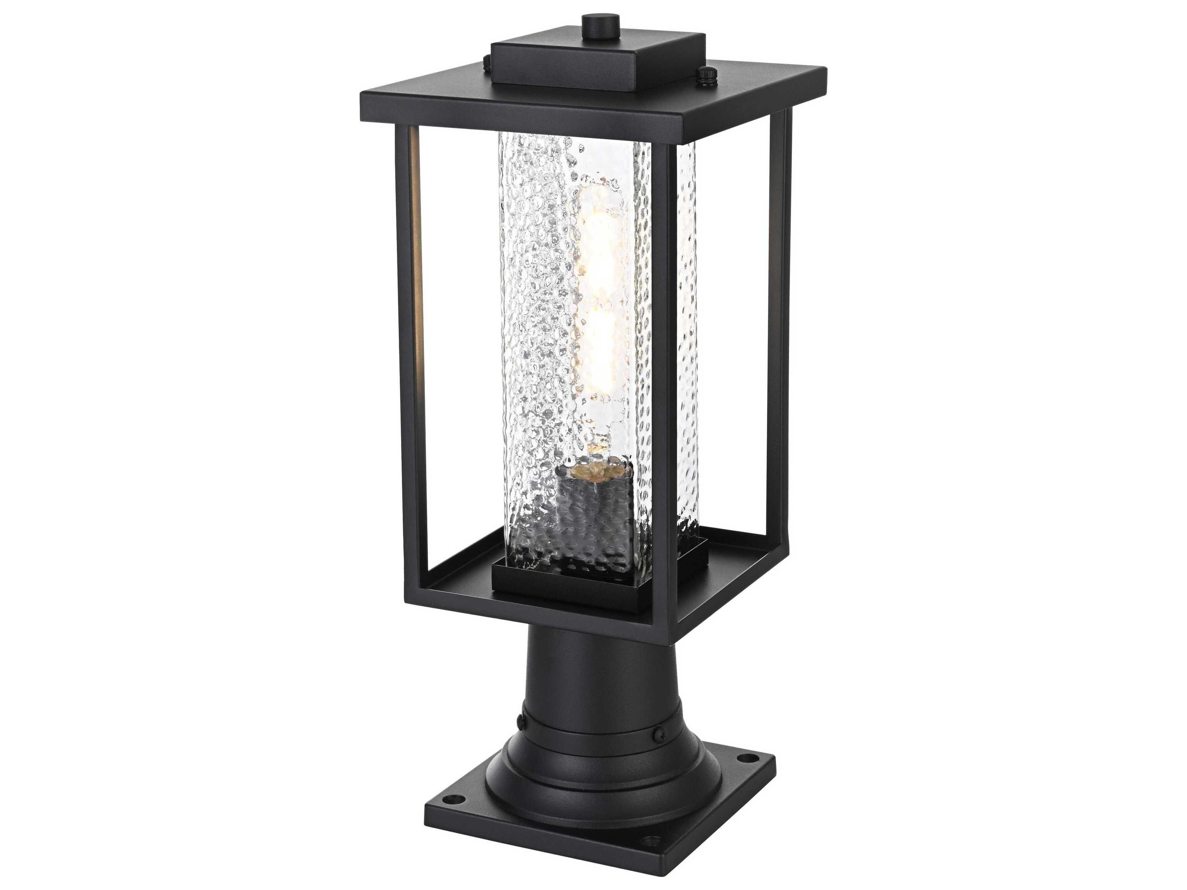 Elegant Lighting Philip 1-Light Outdoor Post Light