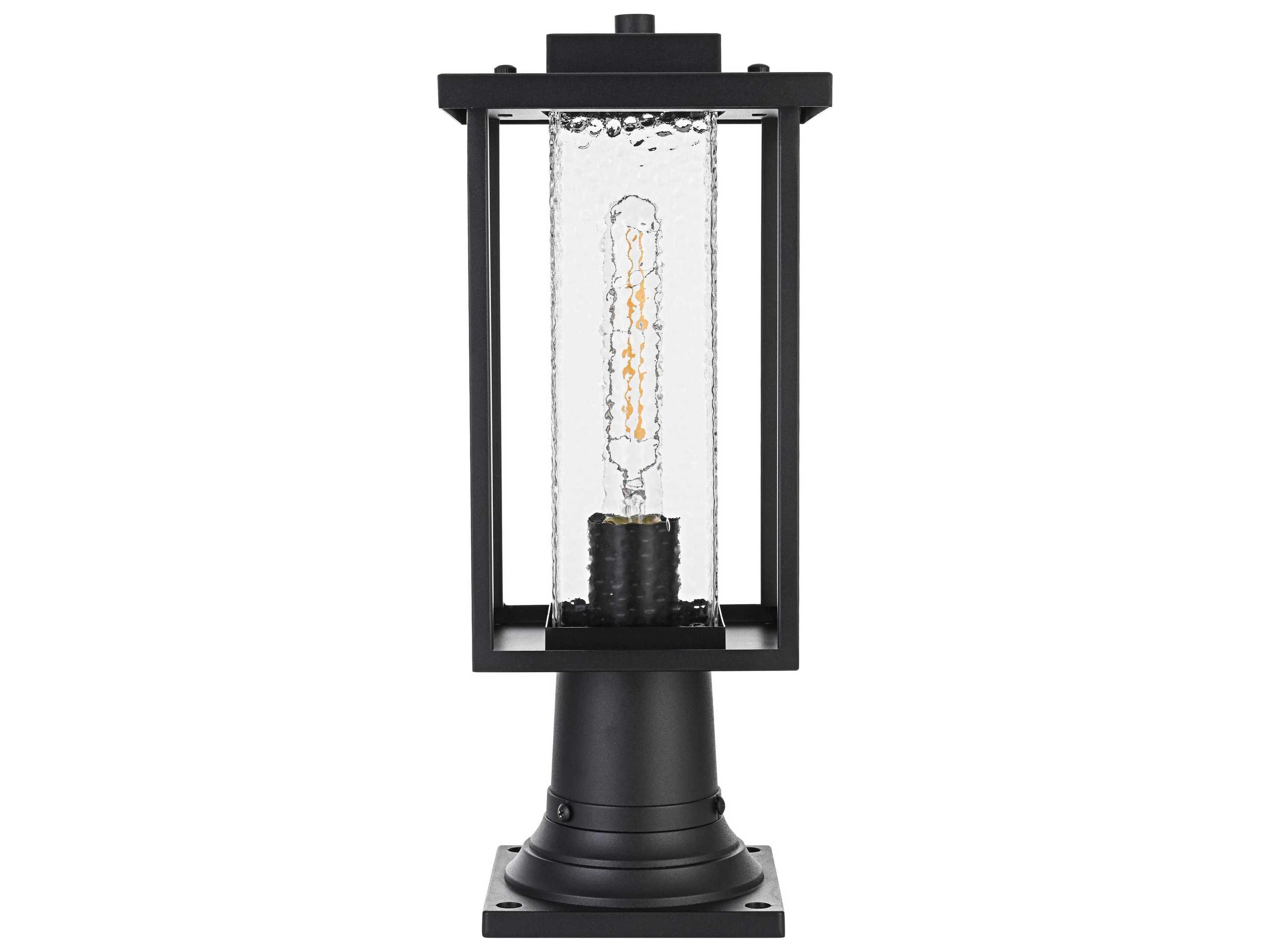 Elegant Lighting Philip 1-Light Outdoor Post Light