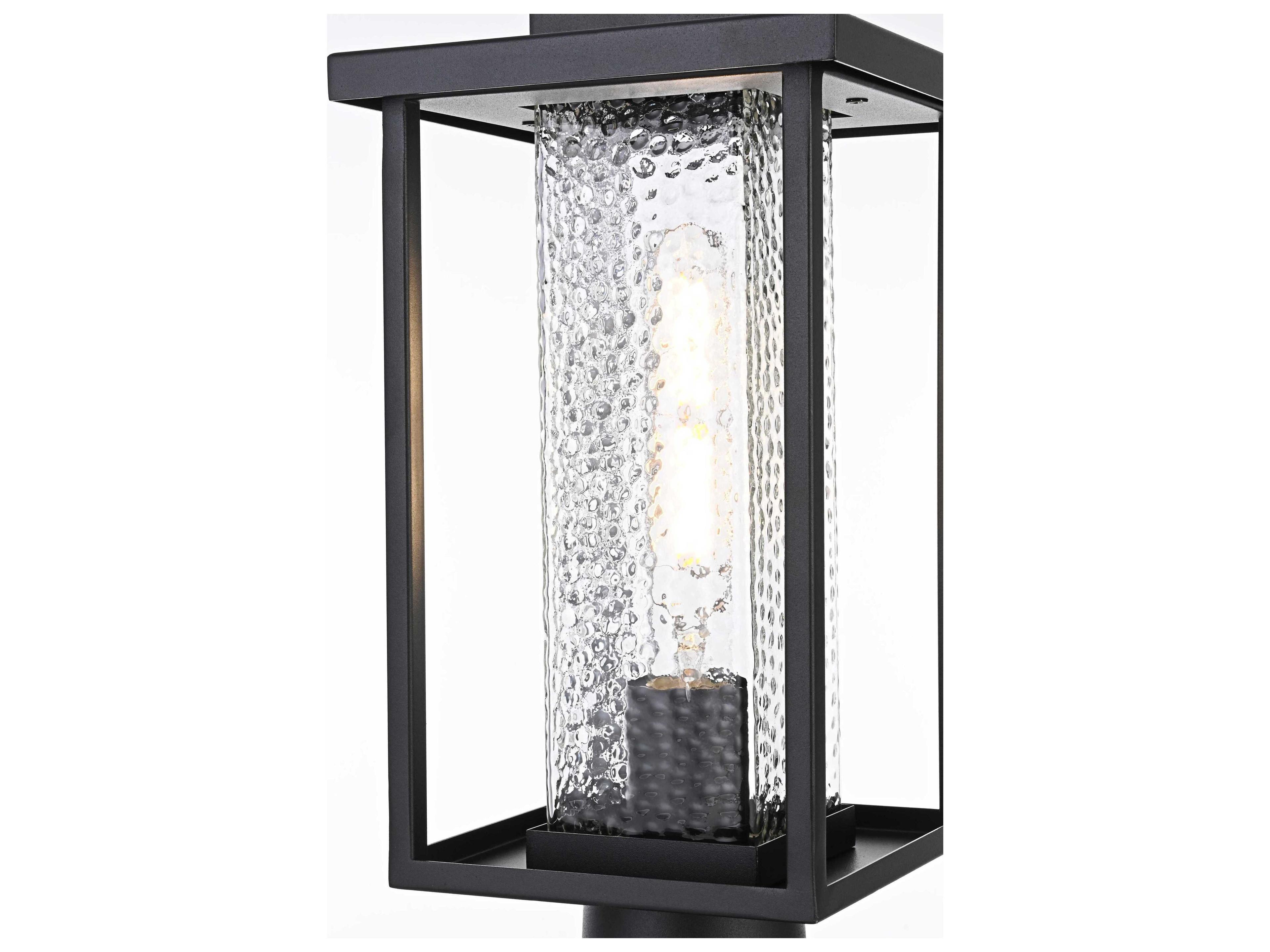 Elegant Lighting Philip 1-Light Outdoor Post Light