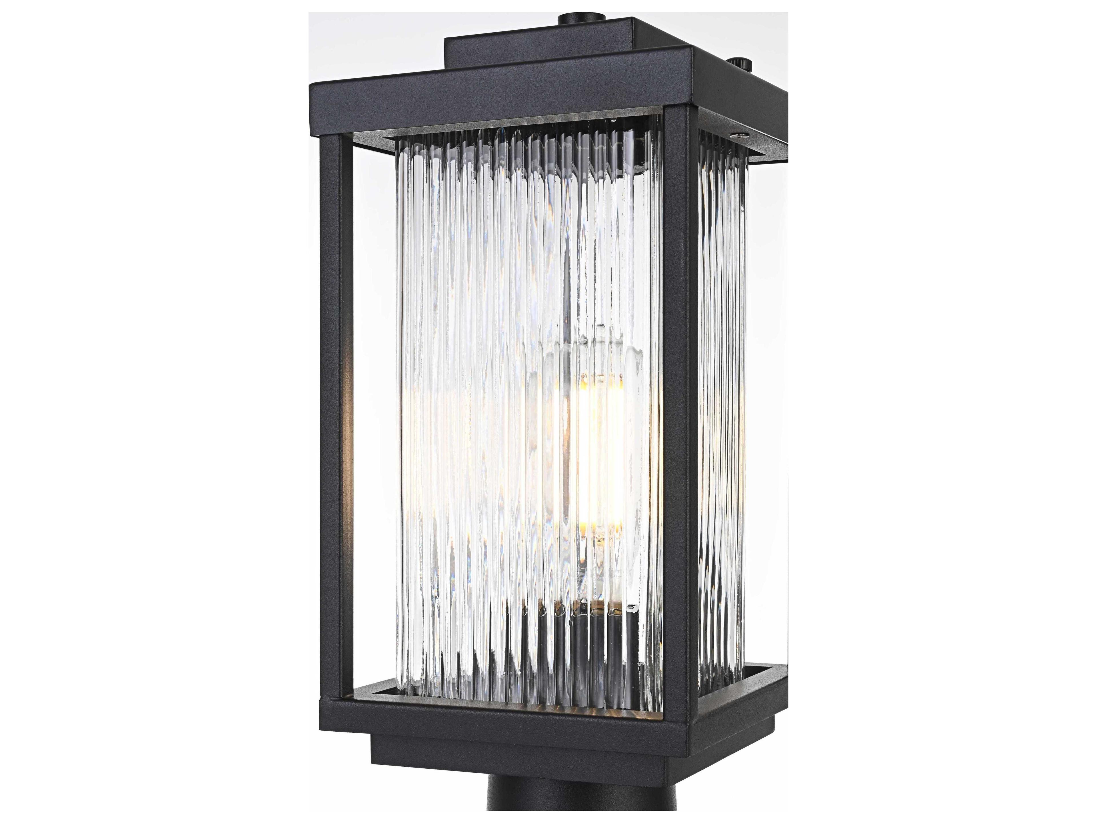 Elegant Lighting Ludlow 1-Light Outdoor Post Light