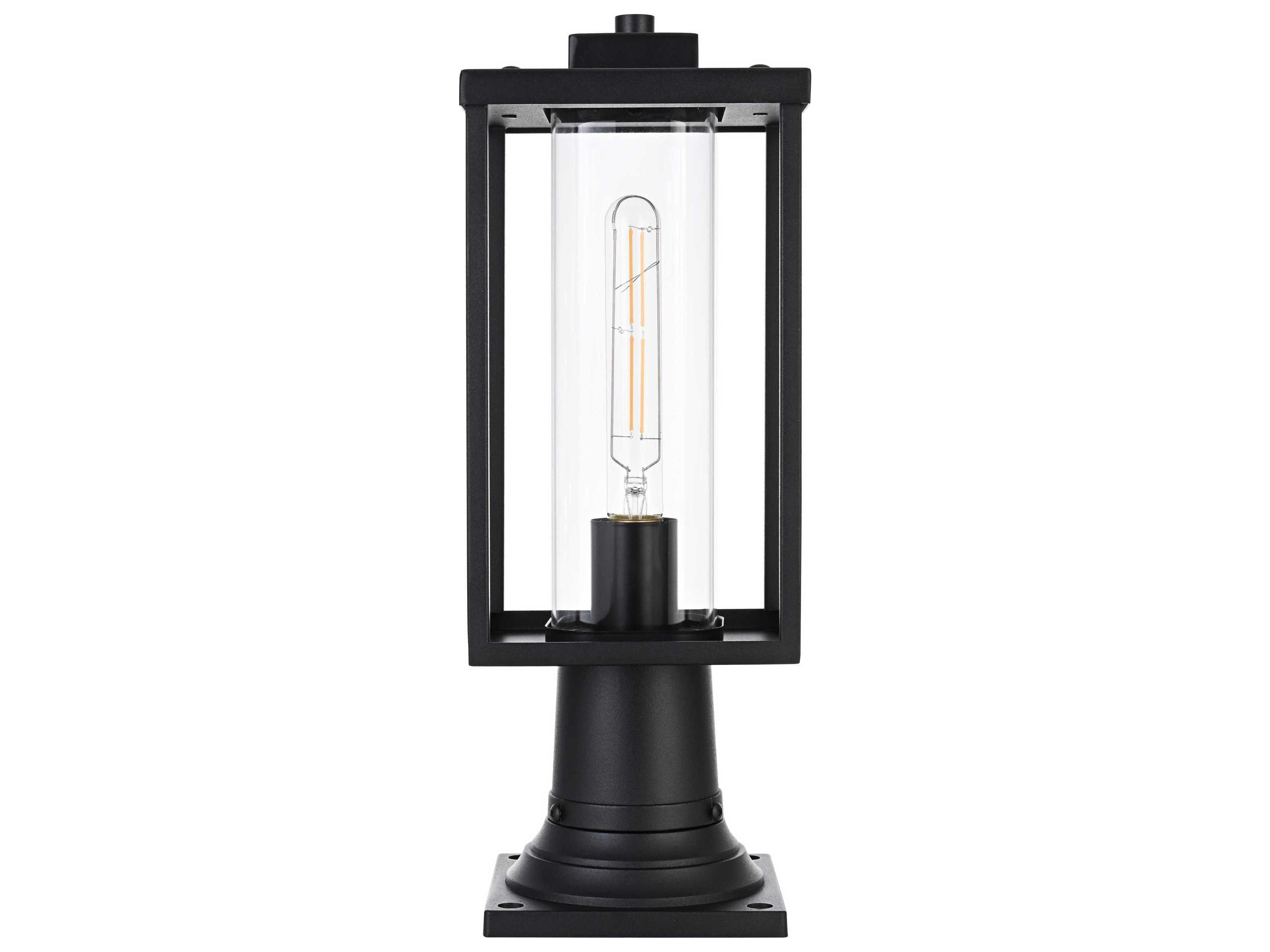 Elegant Lighting Memphis 1-Light Outdoor Post Light