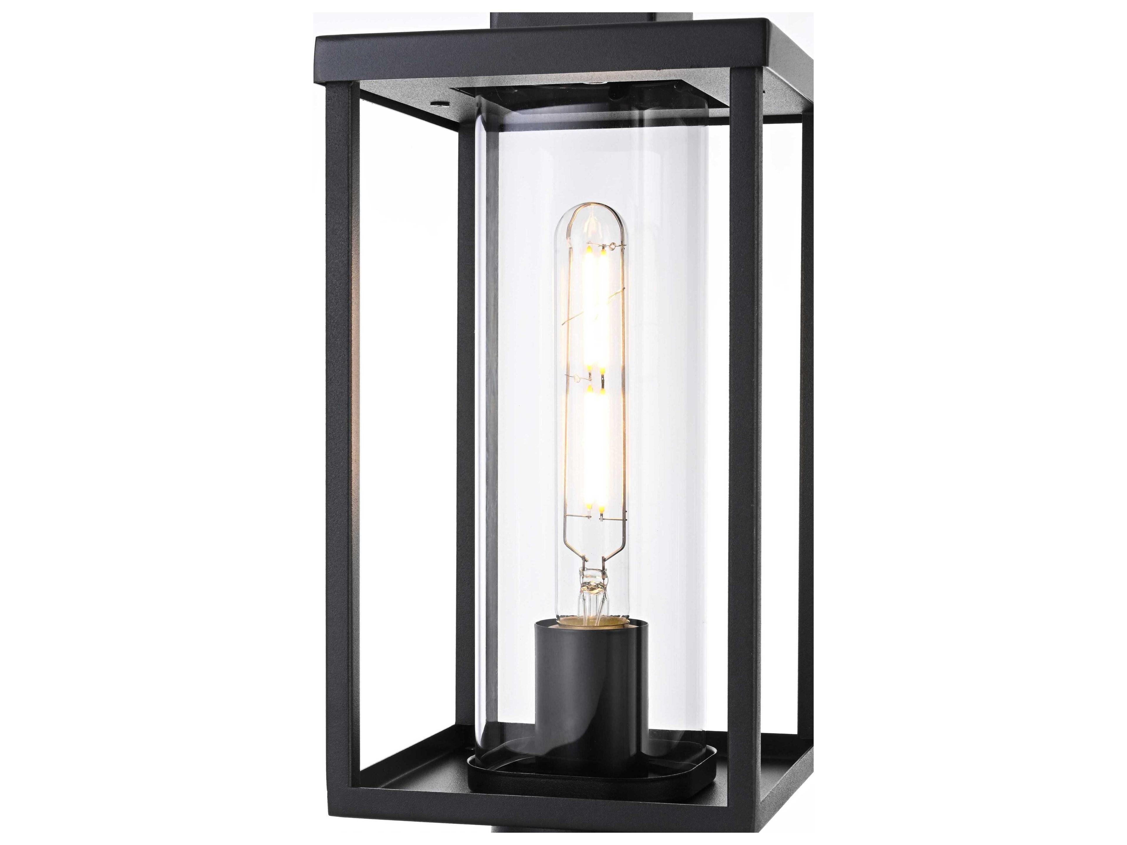 Elegant Lighting Memphis 1-Light Outdoor Post Light
