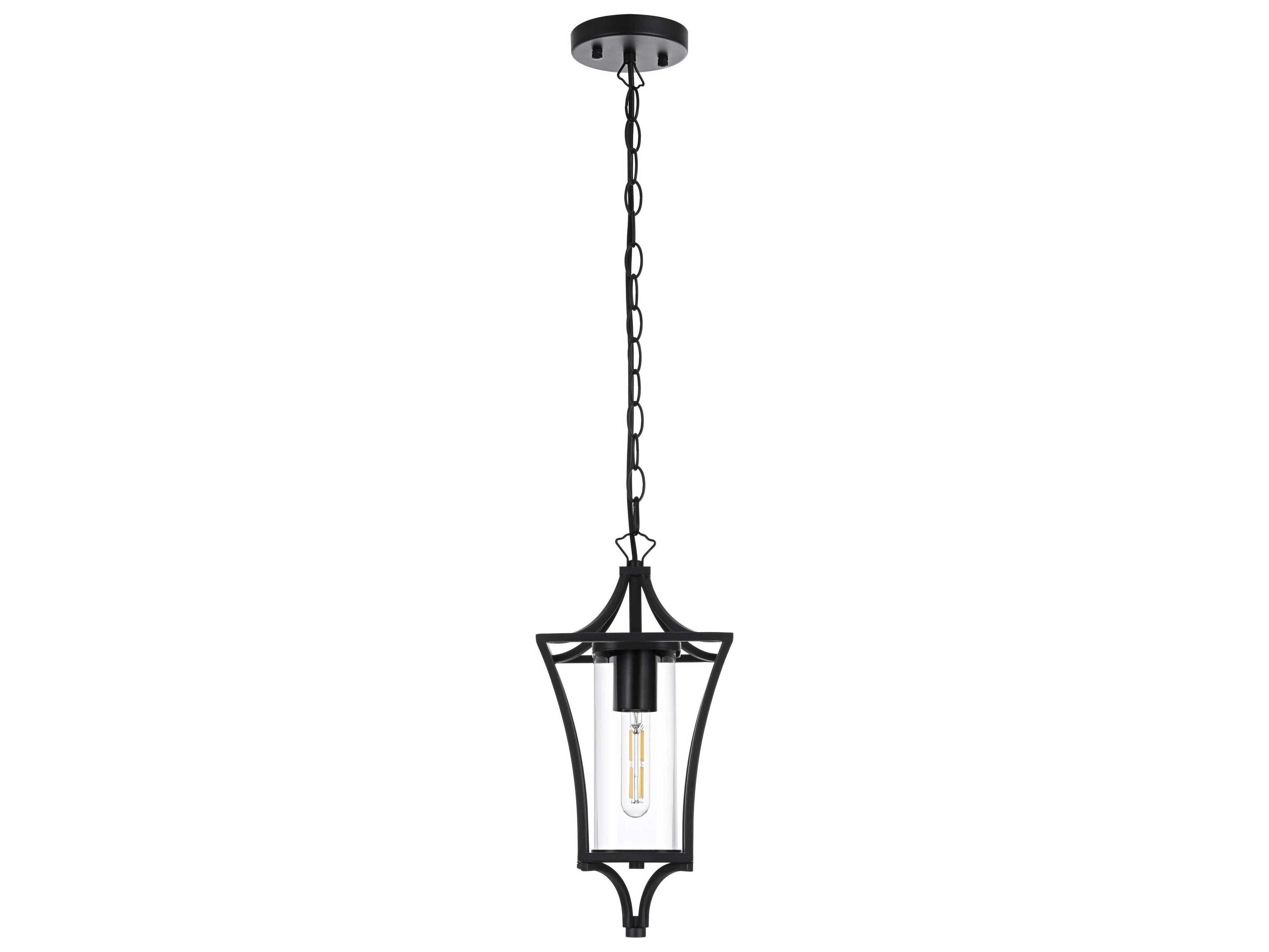 Elegant Lighting Belgrade 1-Light Outdoor Hanging Light