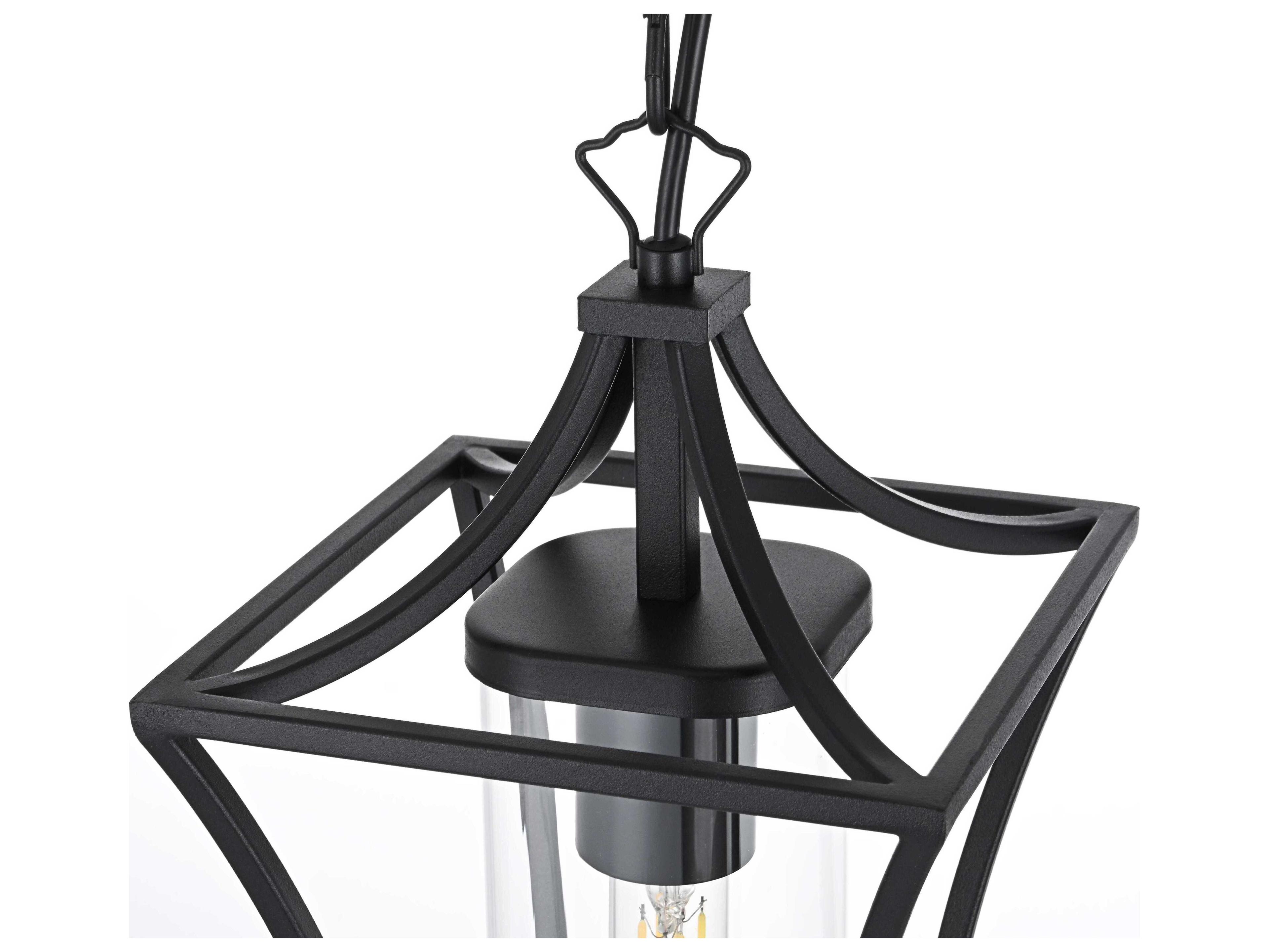 Elegant Lighting Belgrade 1-Light Outdoor Hanging Light