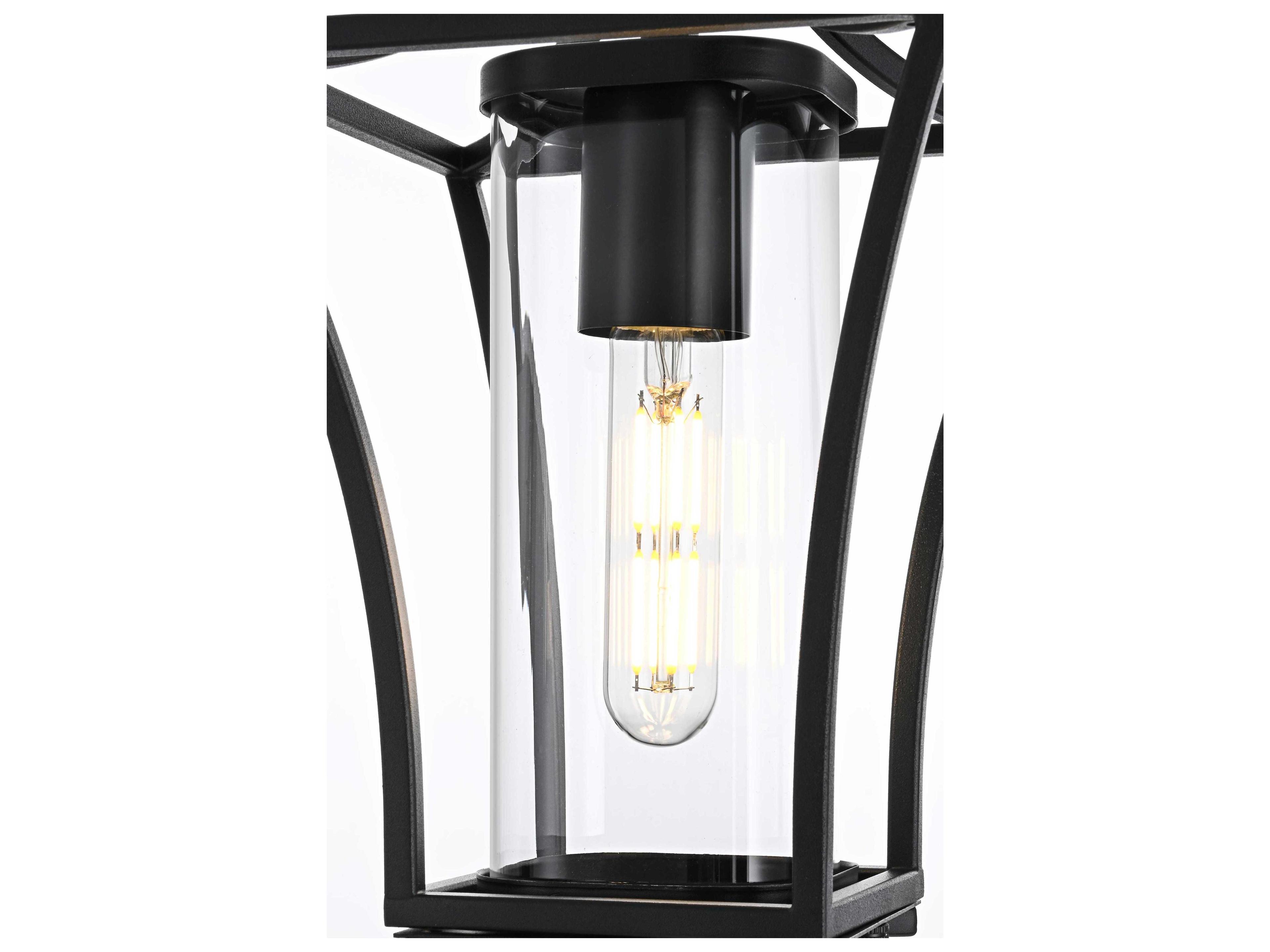 Elegant Lighting Belgrade 1-Light Outdoor Hanging Light