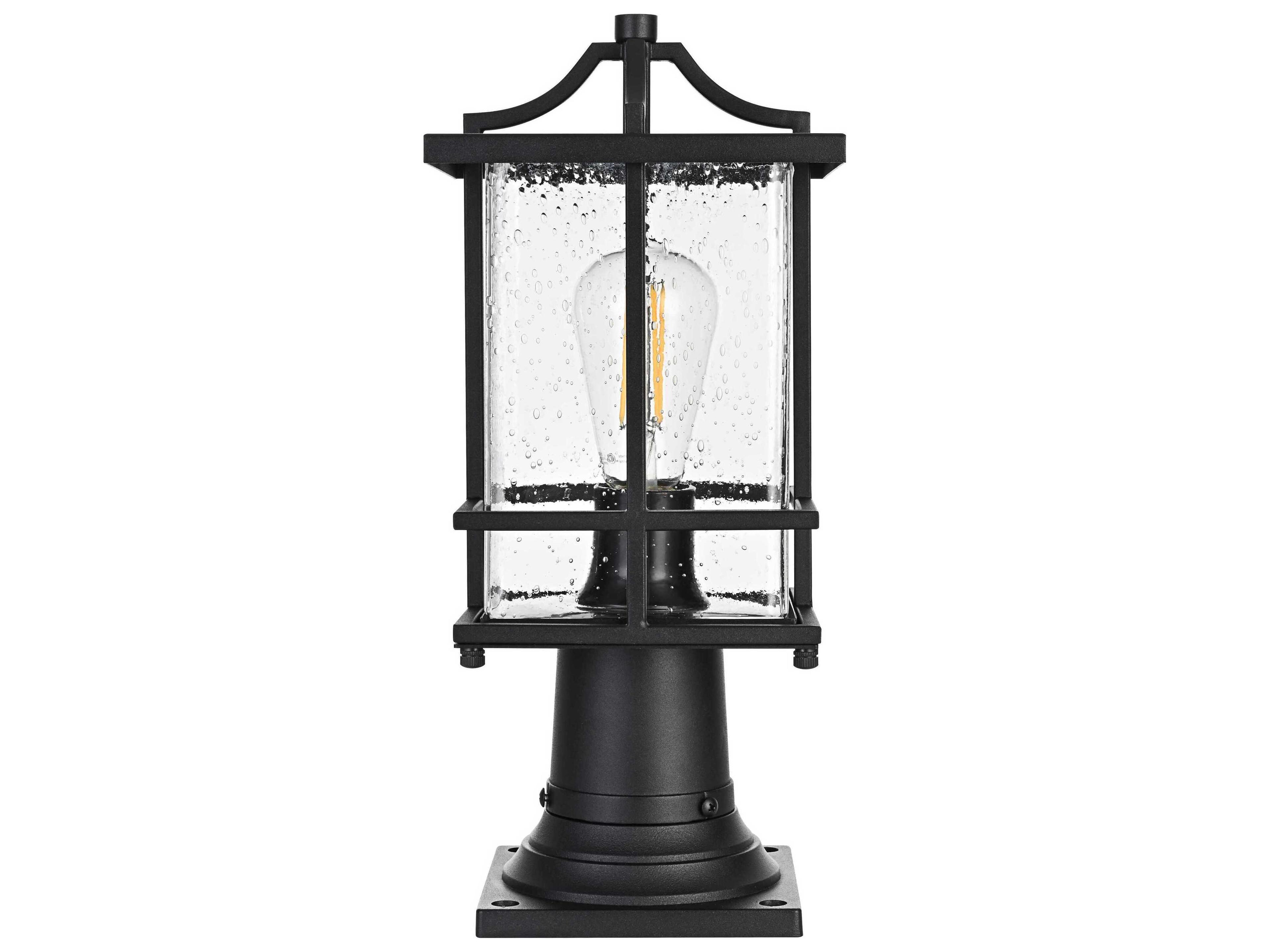 Elegant Lighting Miller 1-Light Outdoor Post Light