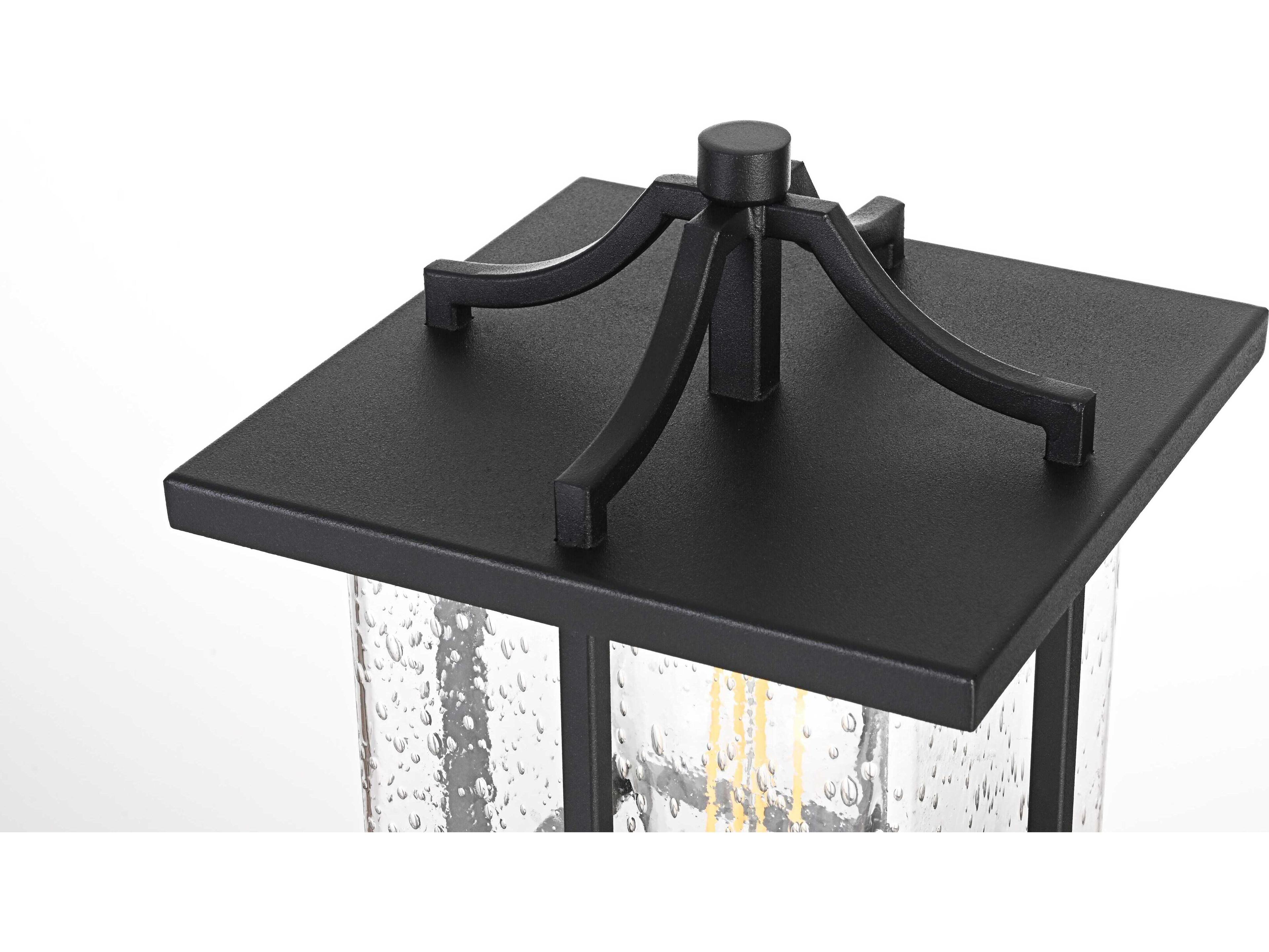 Elegant Lighting Miller 1-Light Outdoor Post Light