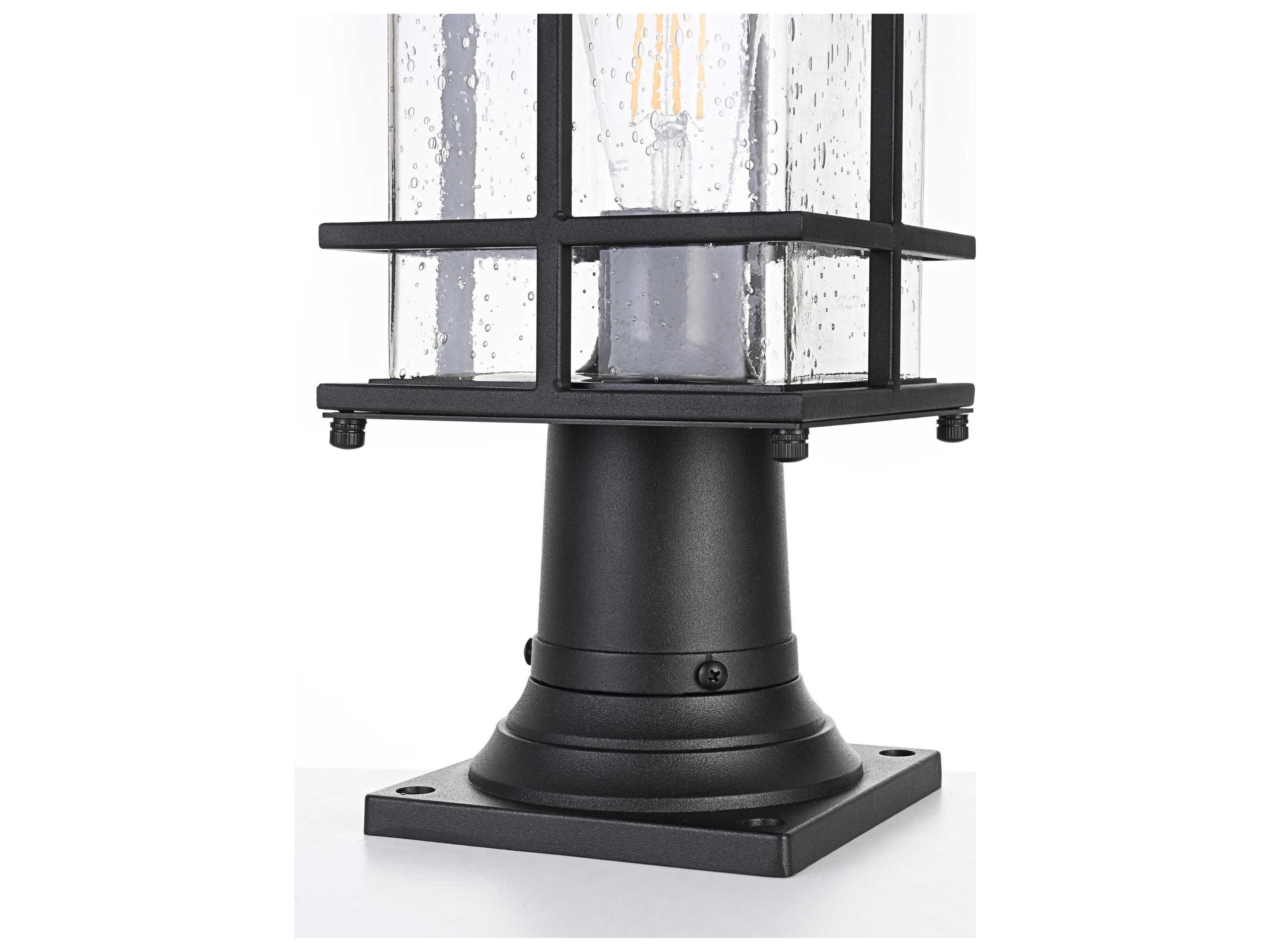 Elegant Lighting Miller 1-Light Outdoor Post Light