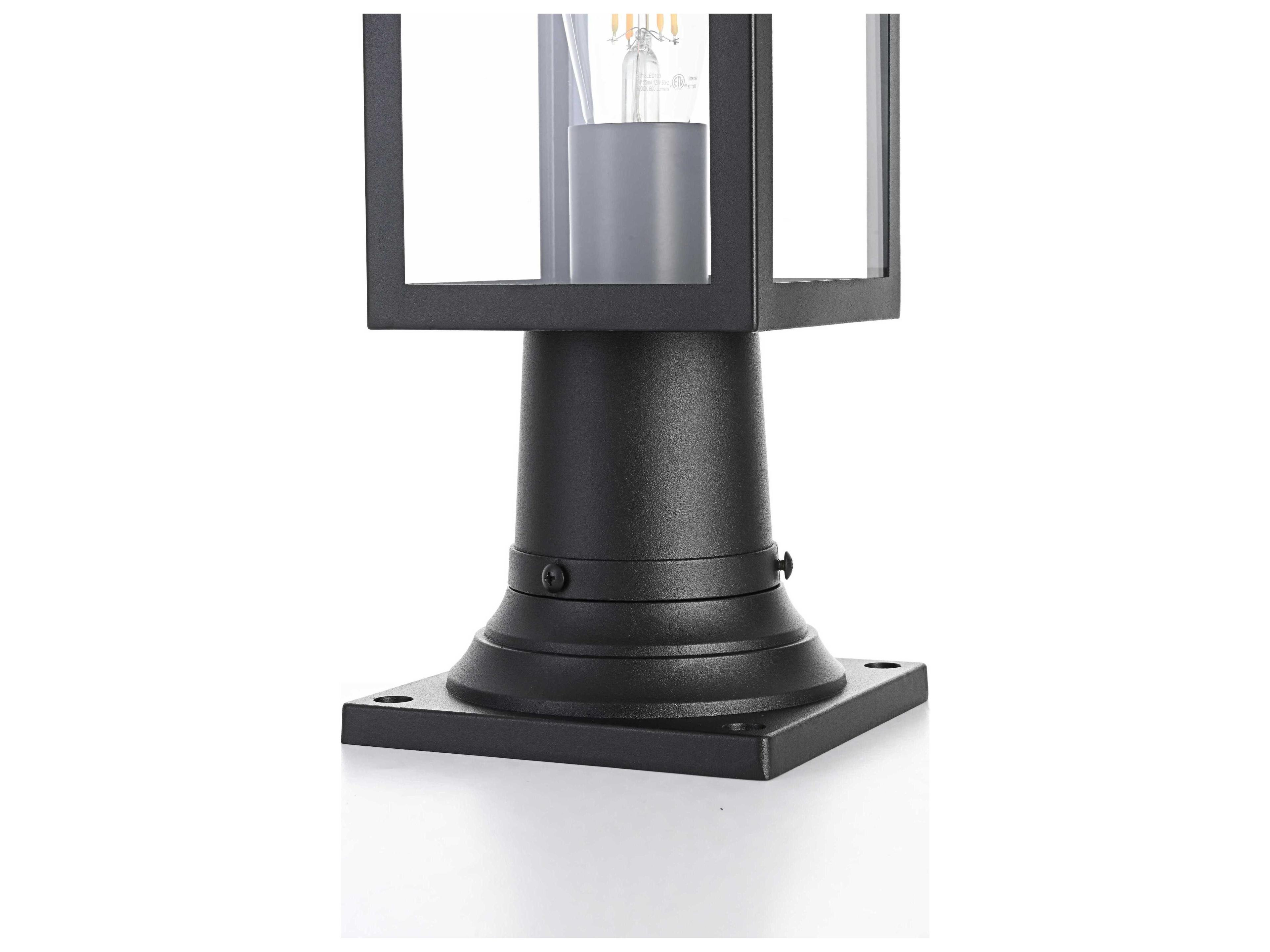 Elegant Lighting Mercer 1-Light Outdoor Post Light