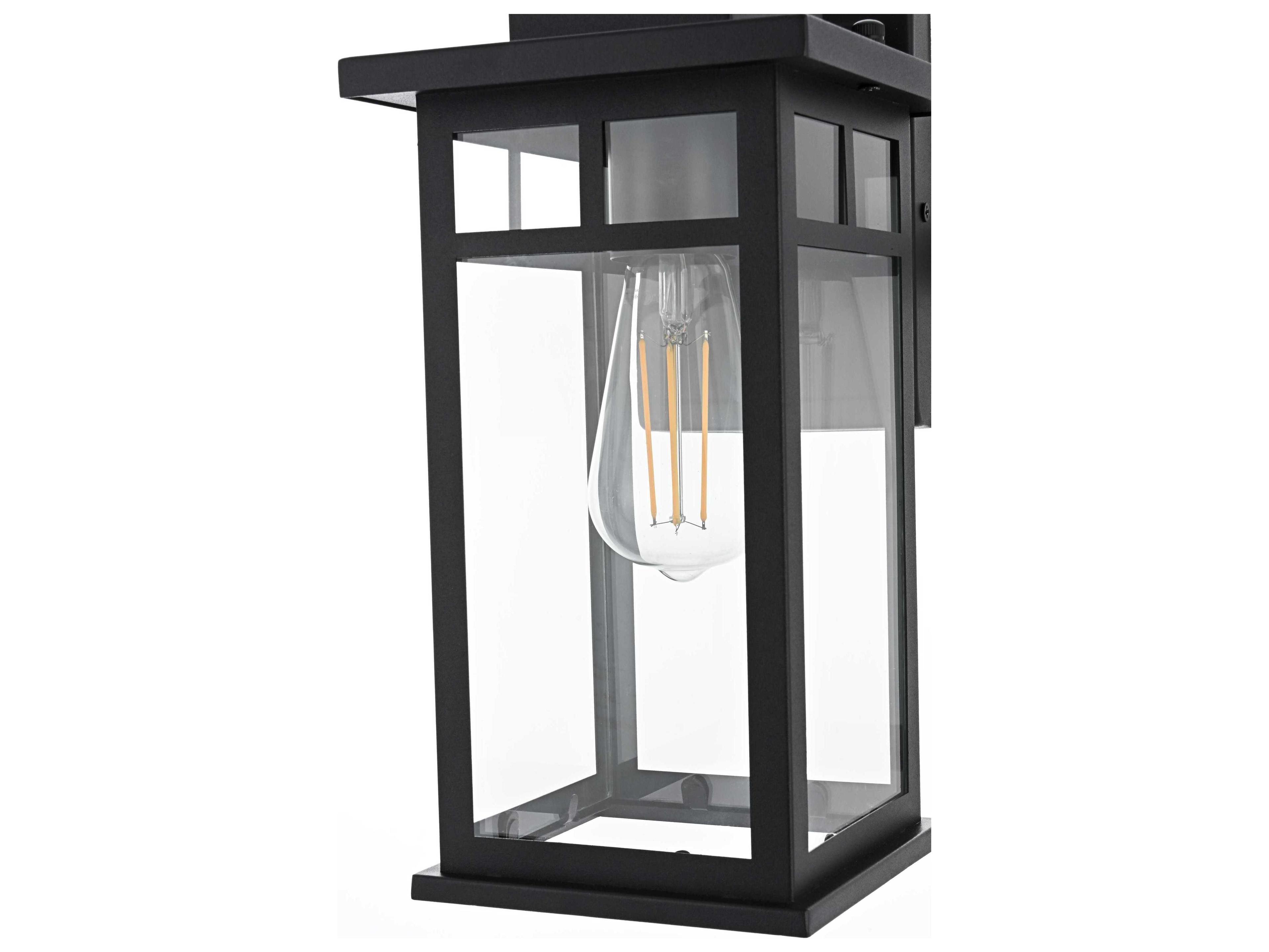 Elegant Lighting Mercer 1-Light Outdoor Wall Light