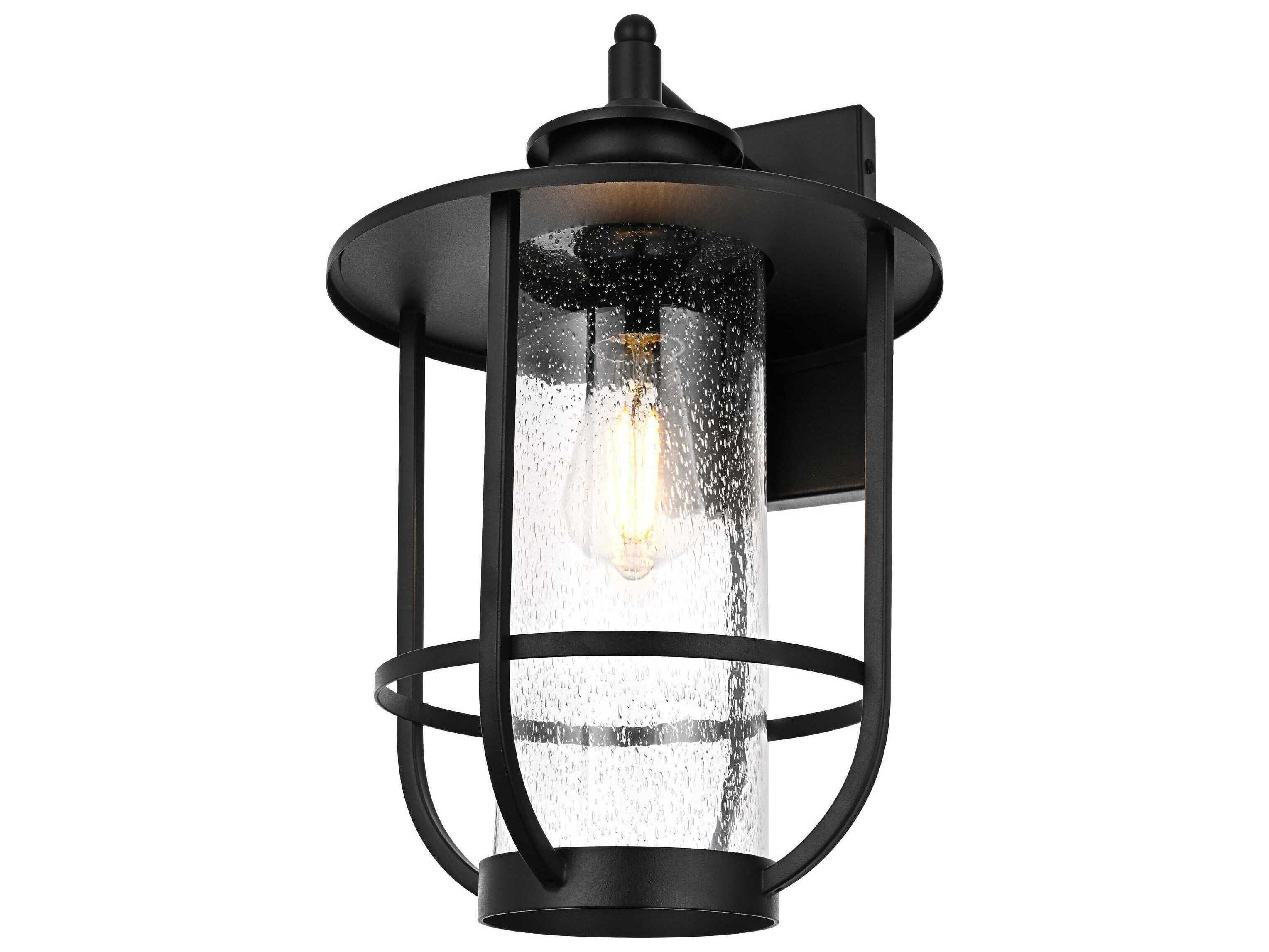 Elegant Lighting Janney 1-Light Outdoor Wall Light