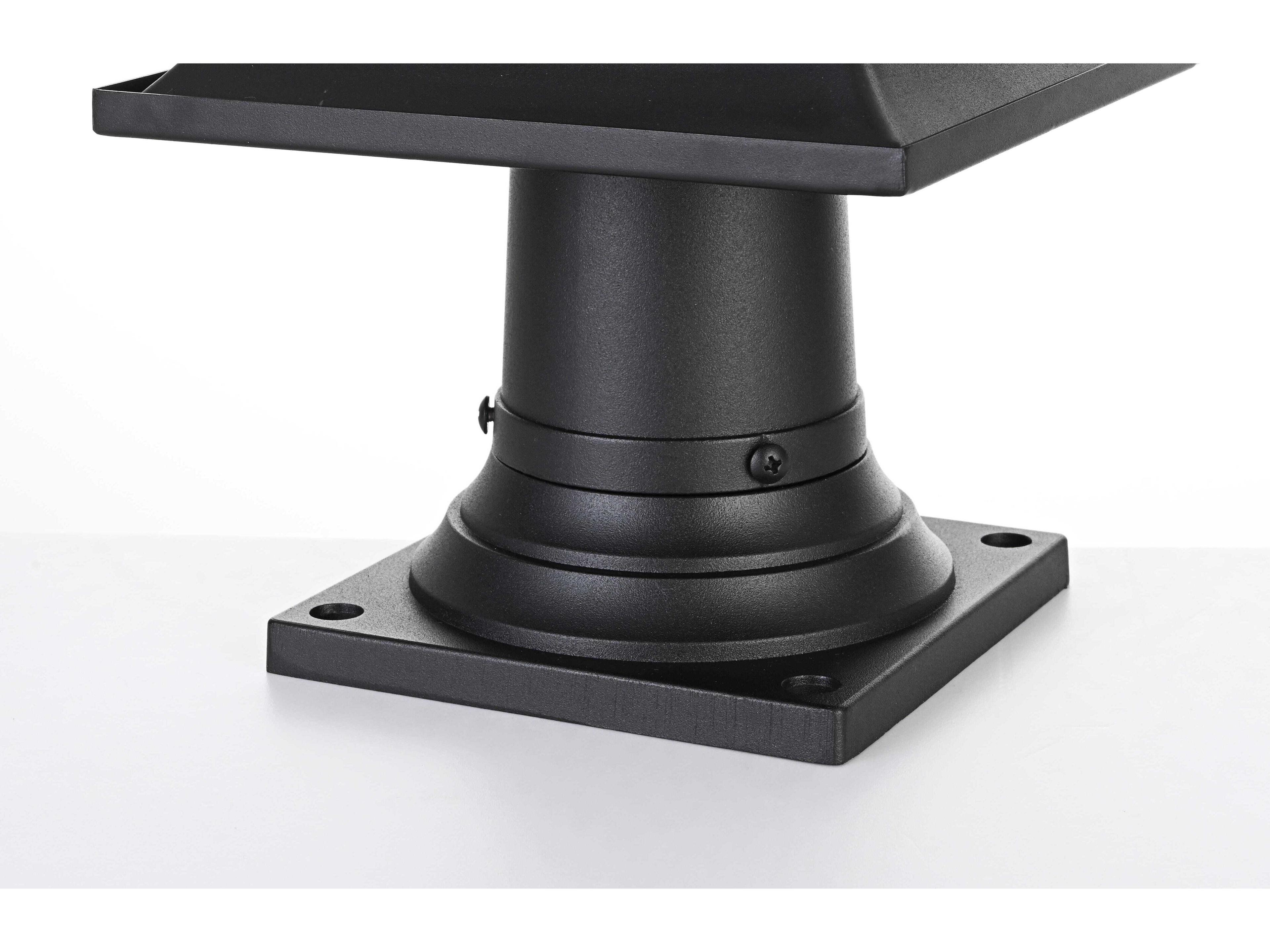 Elegant Lighting Collins 1-Light Outdoor Post Light