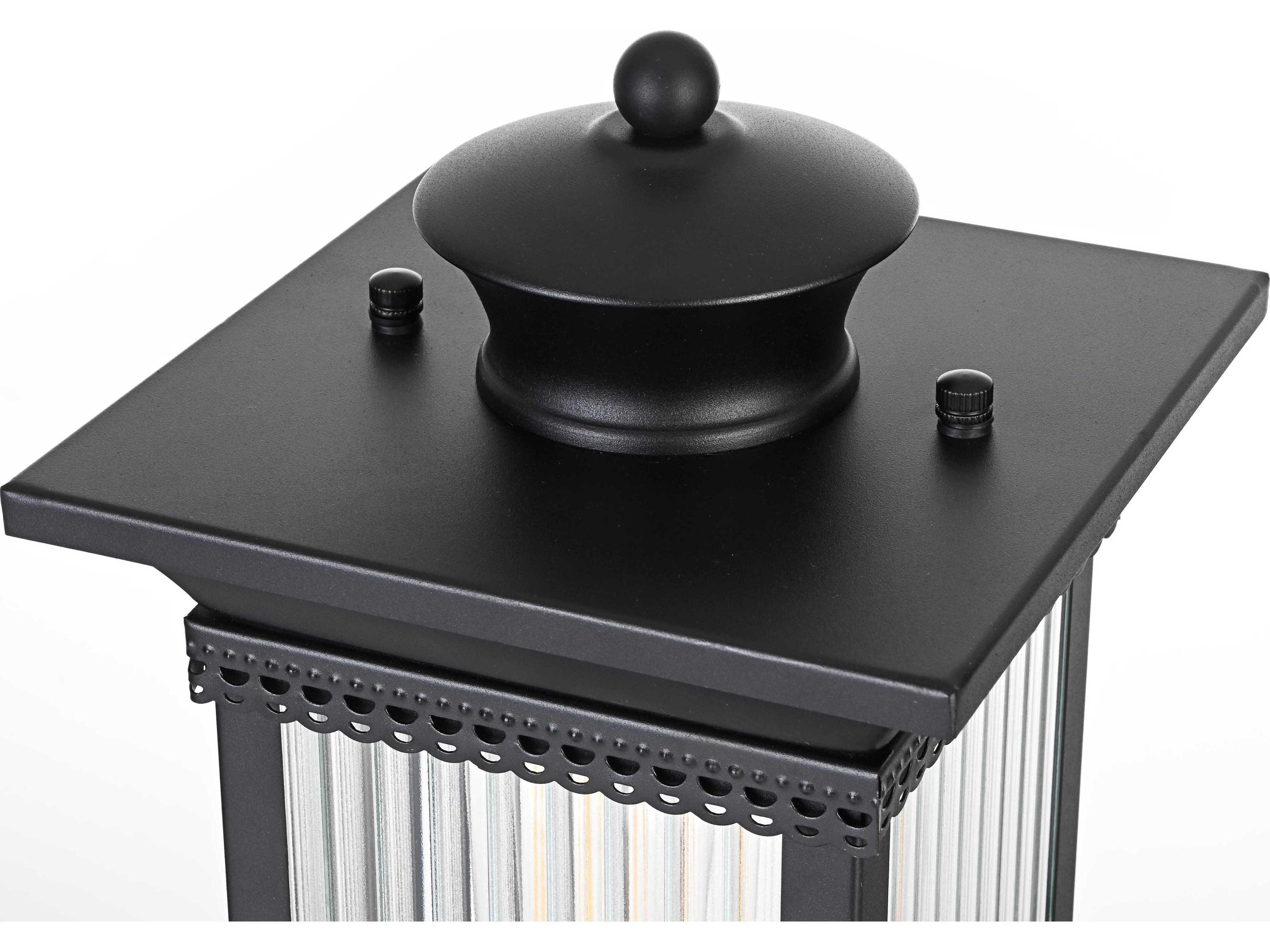 Elegant Lighting Collins 1-Light Outdoor Post Light