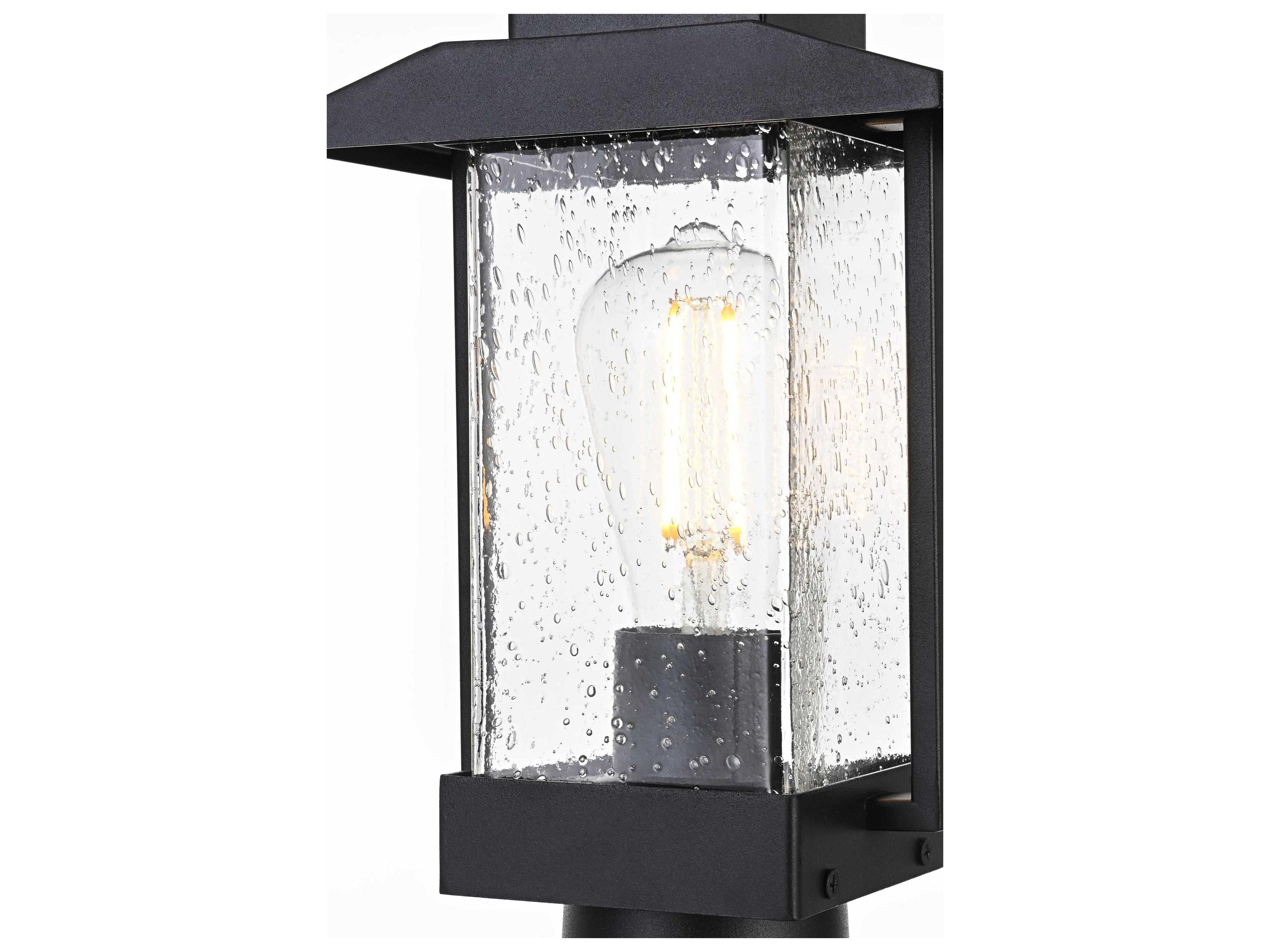 Elegant Lighting Tioga 1-Light Outdoor Post Light