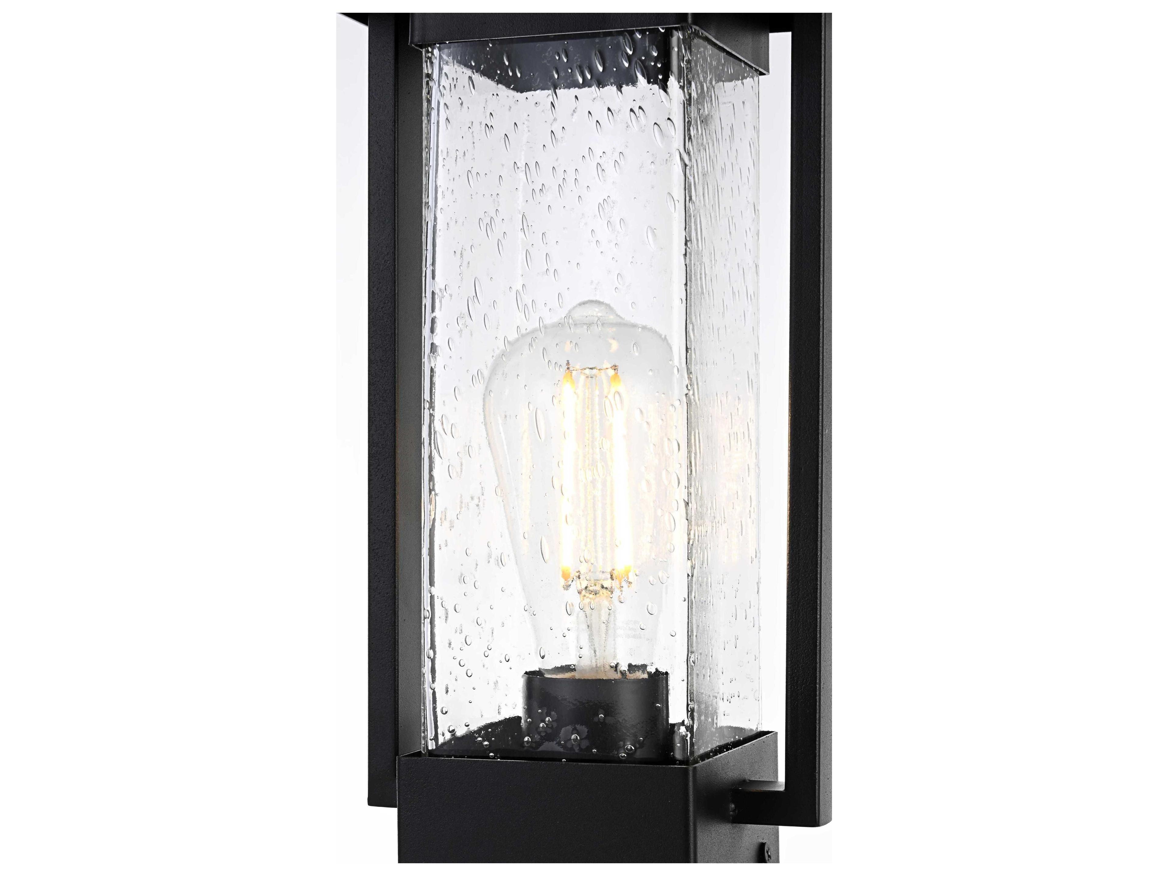 Elegant Lighting Tilton 1-Light Outdoor Post Light