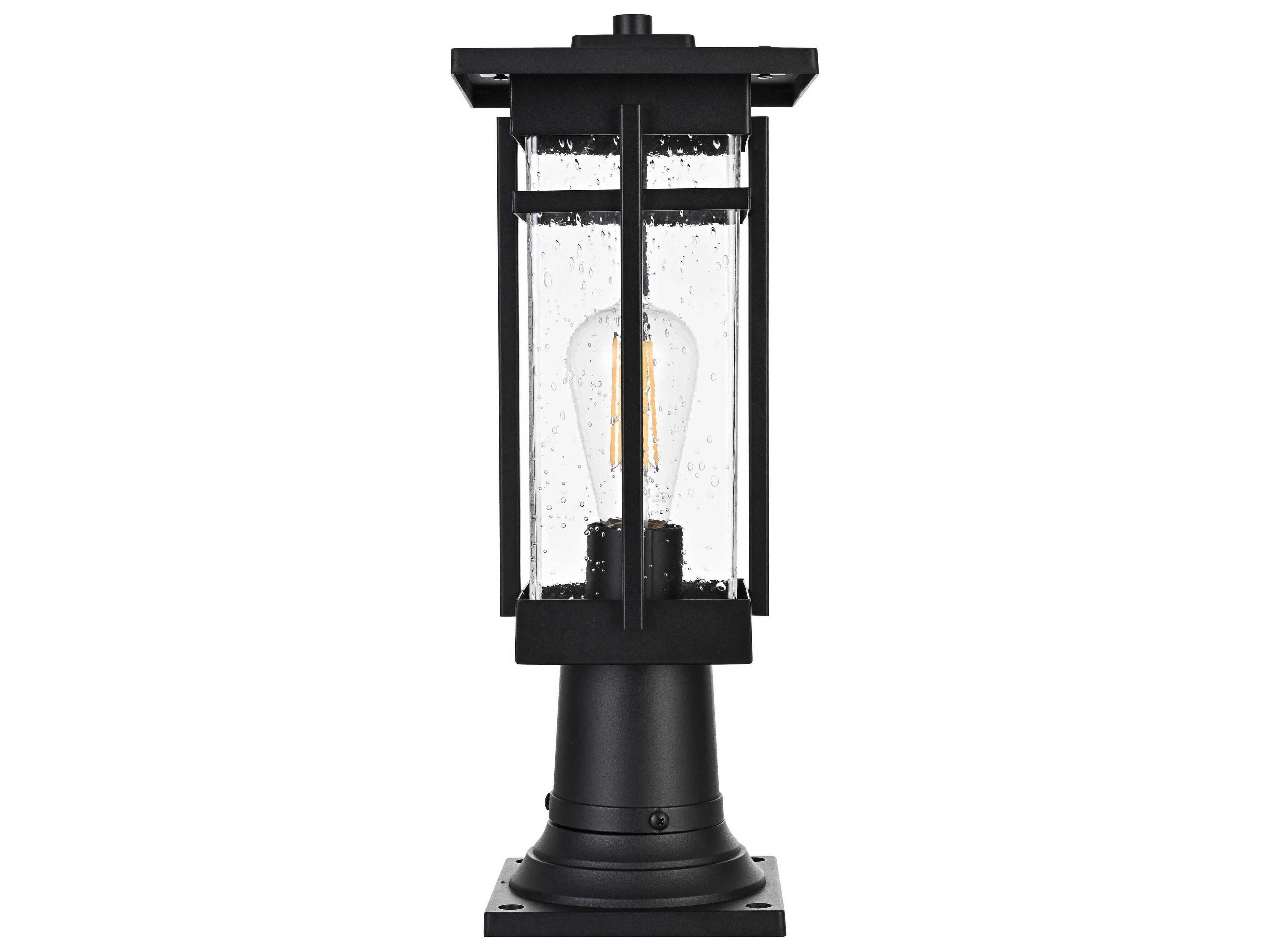 Elegant Lighting Livingston 1-Light Outdoor Post Light