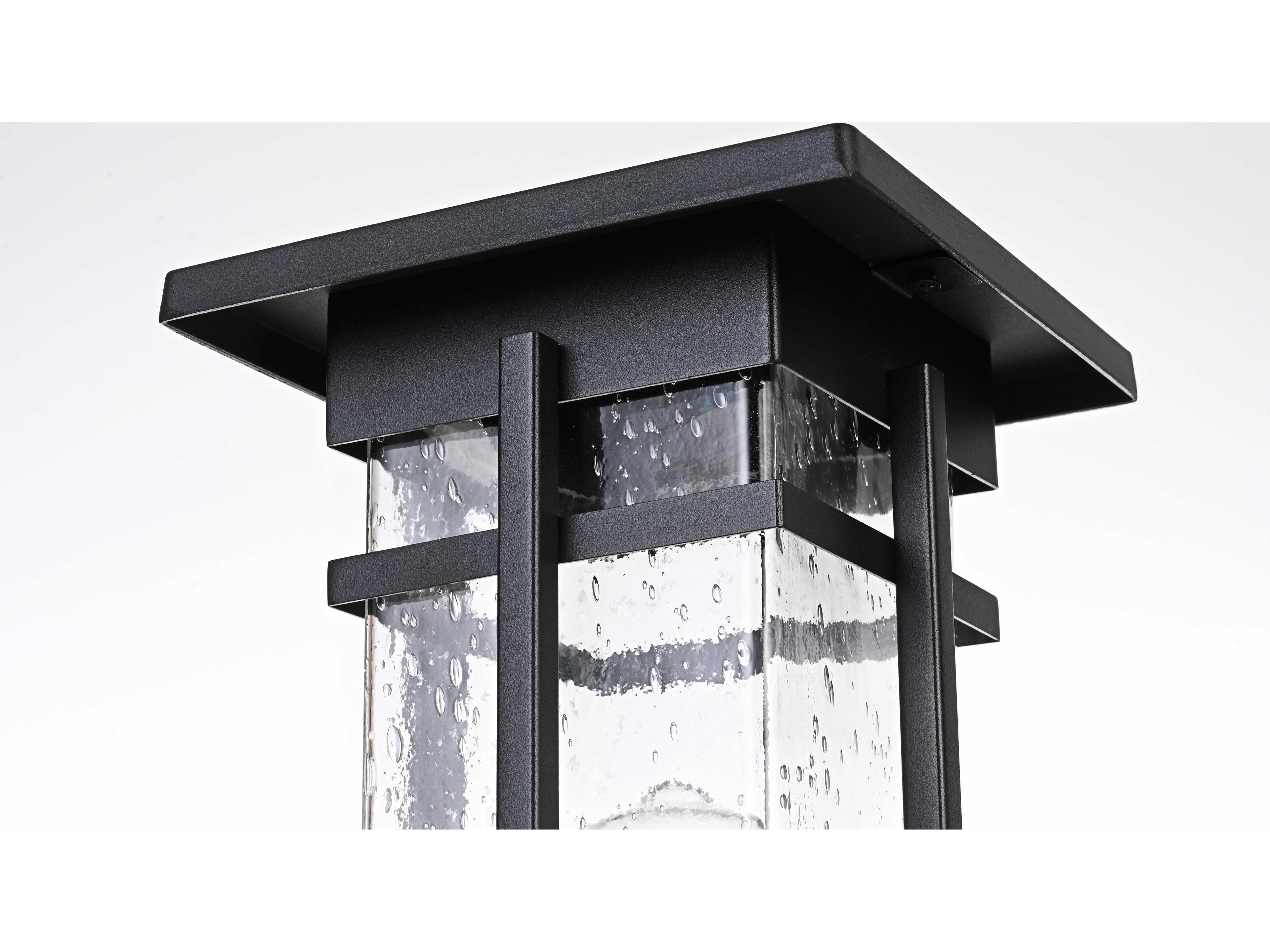 Elegant Lighting Livingston 1-Light Outdoor Post Light