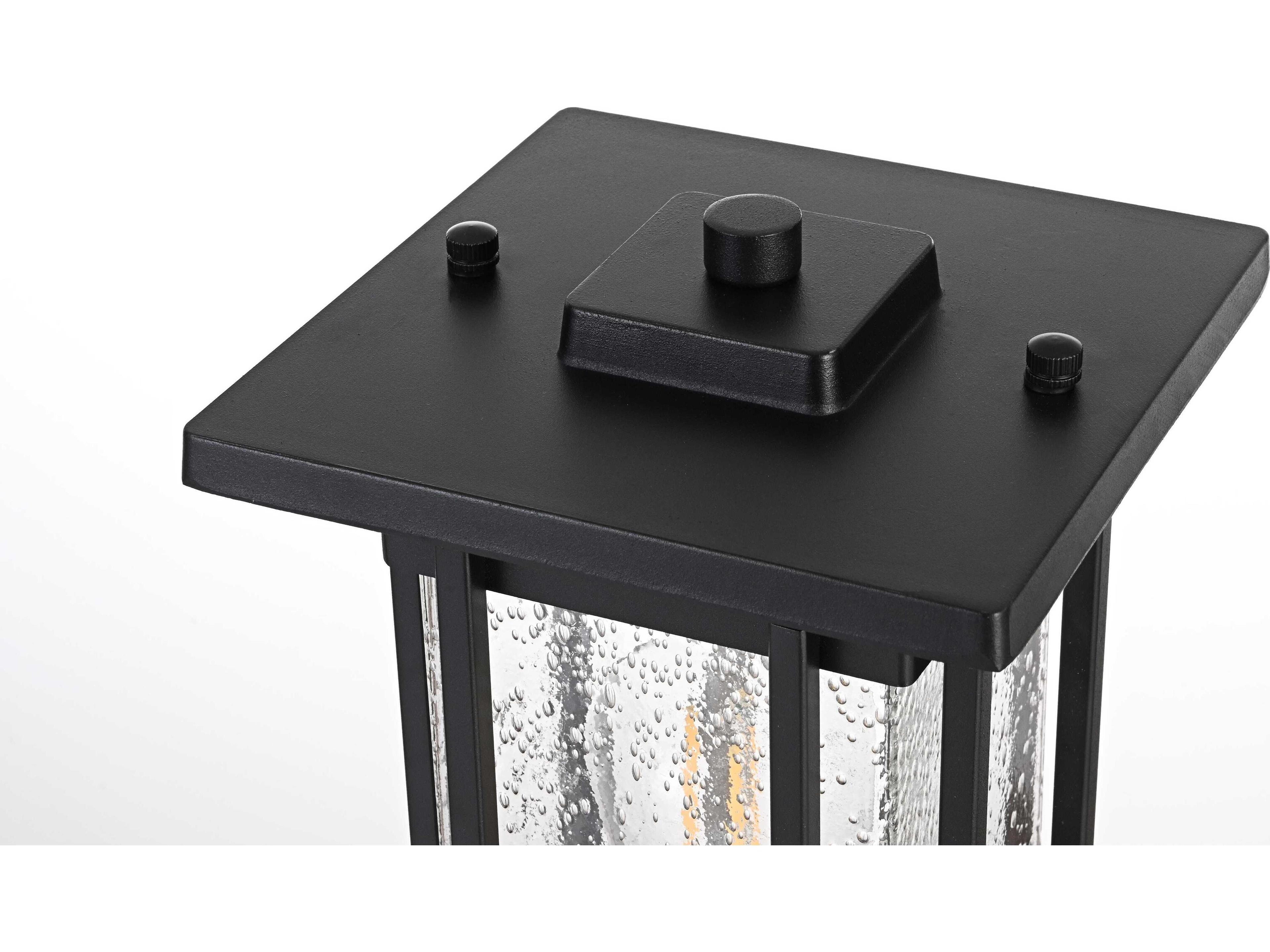 Elegant Lighting Melvale 1-Light Outdoor Post Light