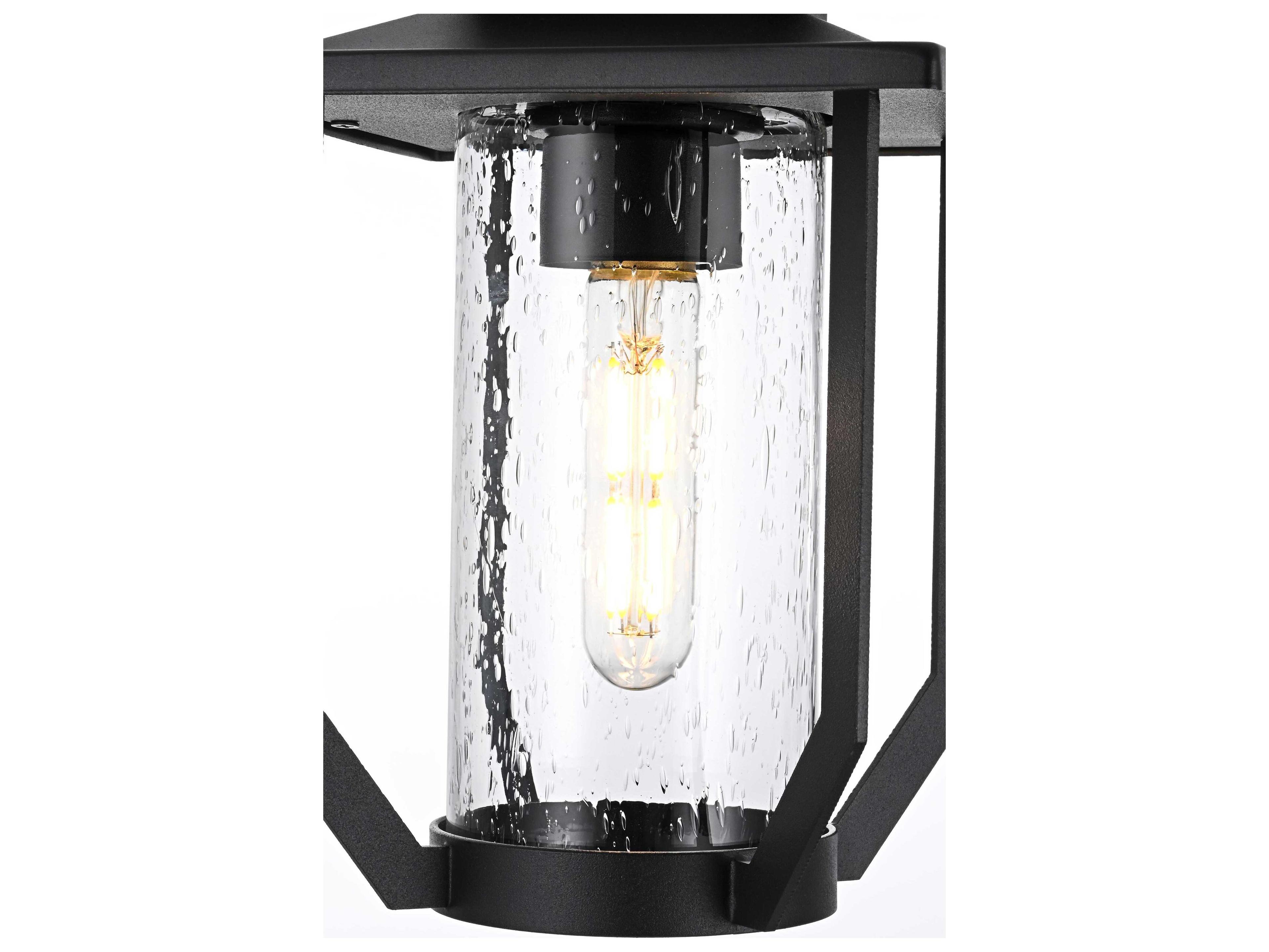 Elegant Lighting Sepviva 1-Light Outdoor Hanging Light