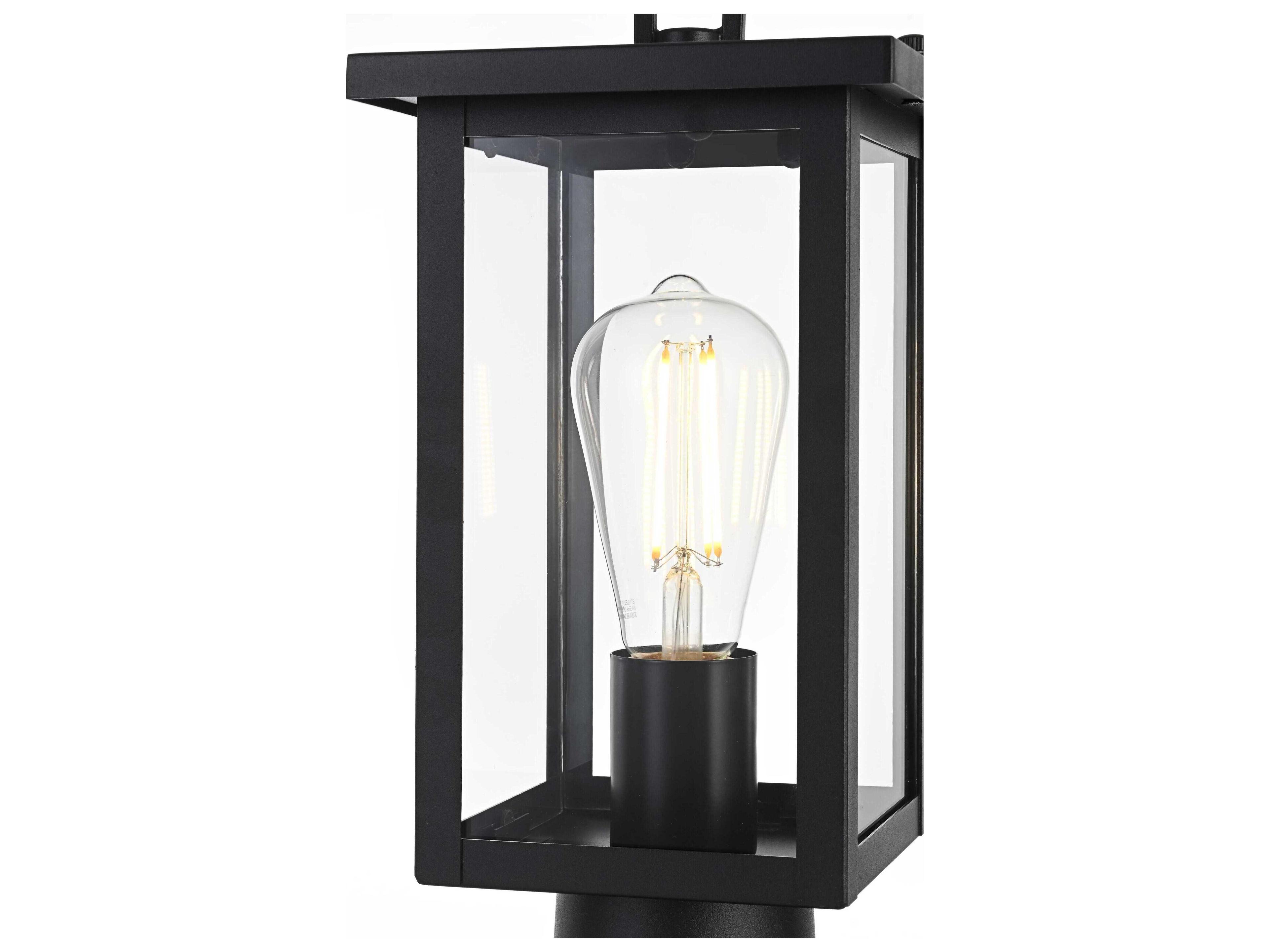 Elegant Lighting Venango 1-Light Outdoor Post Light
