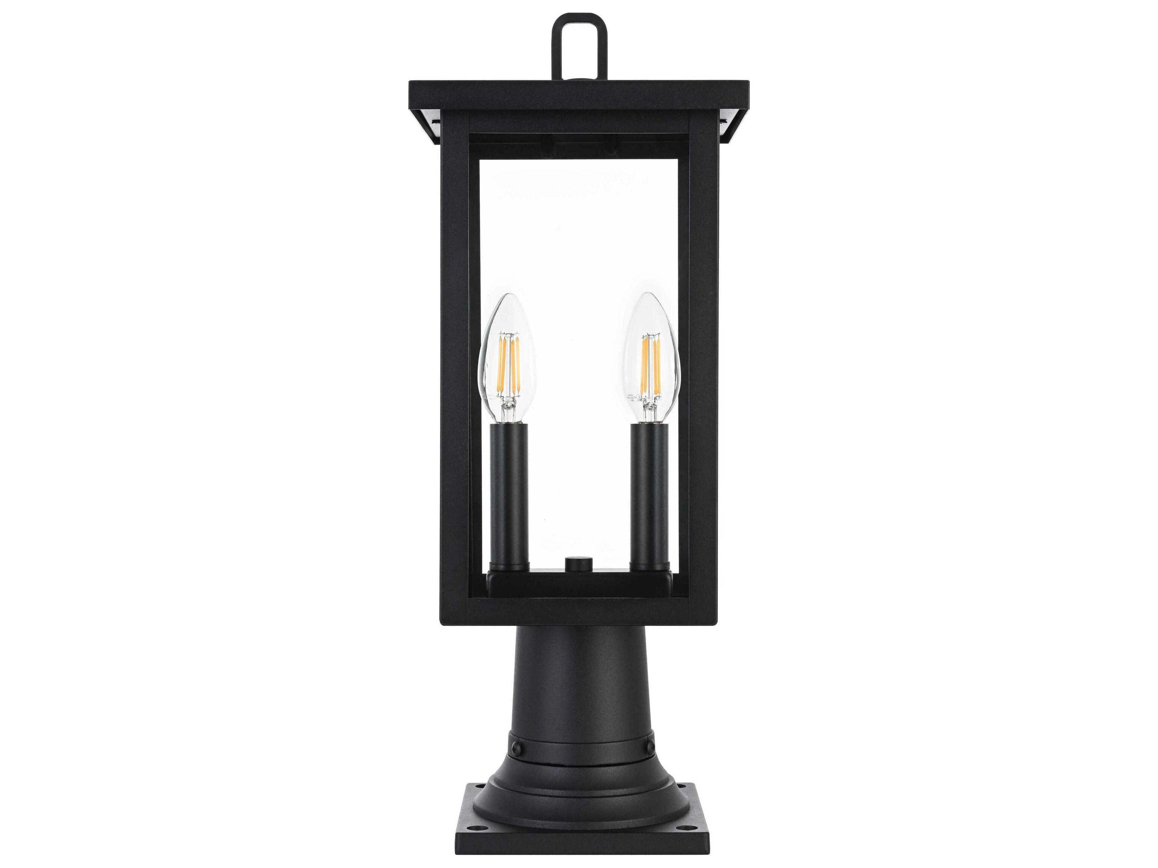 Elegant Lighting Venango 2-Light Outdoor Post Light