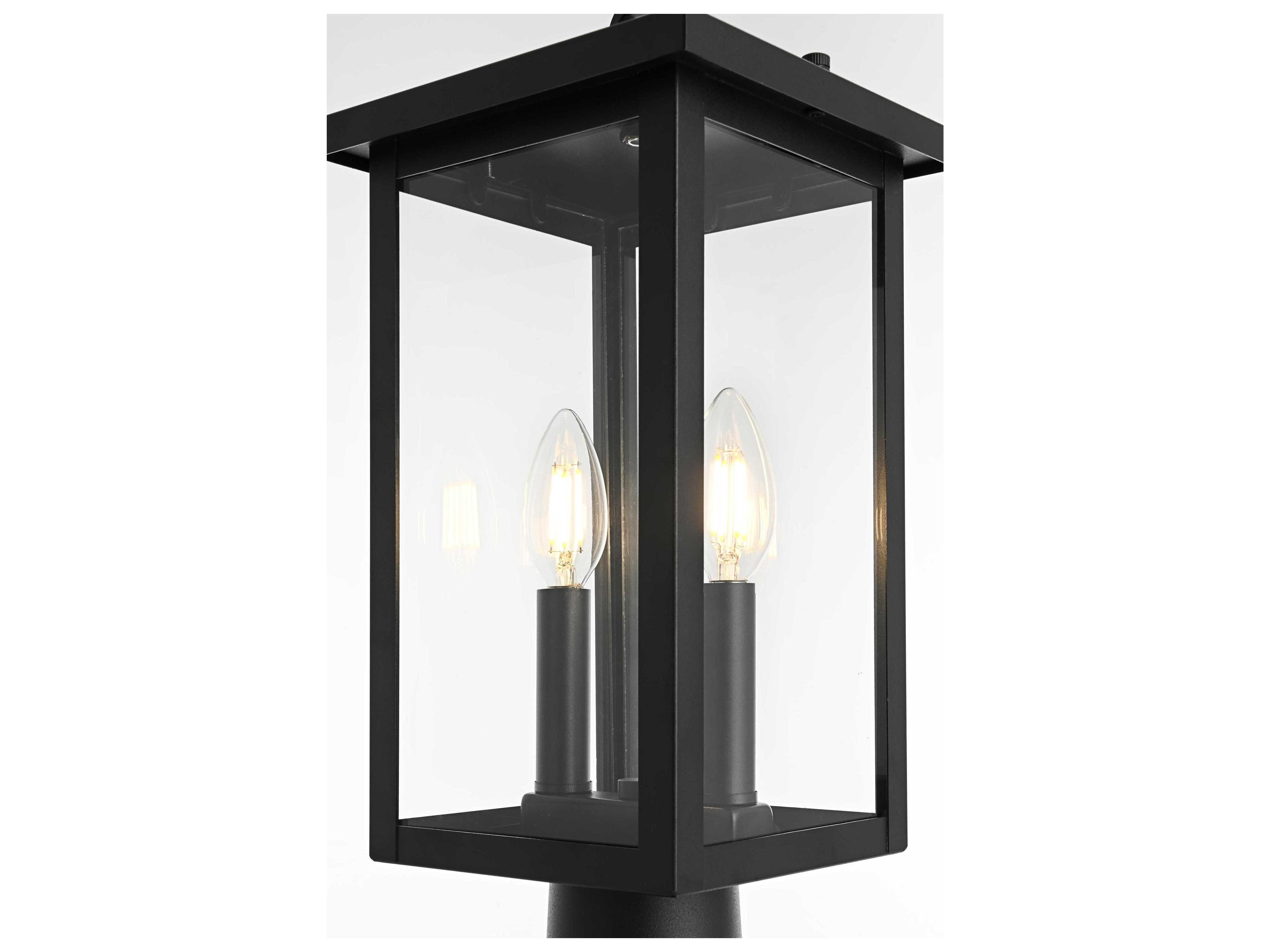 Elegant Lighting Venango 2-Light Outdoor Post Light