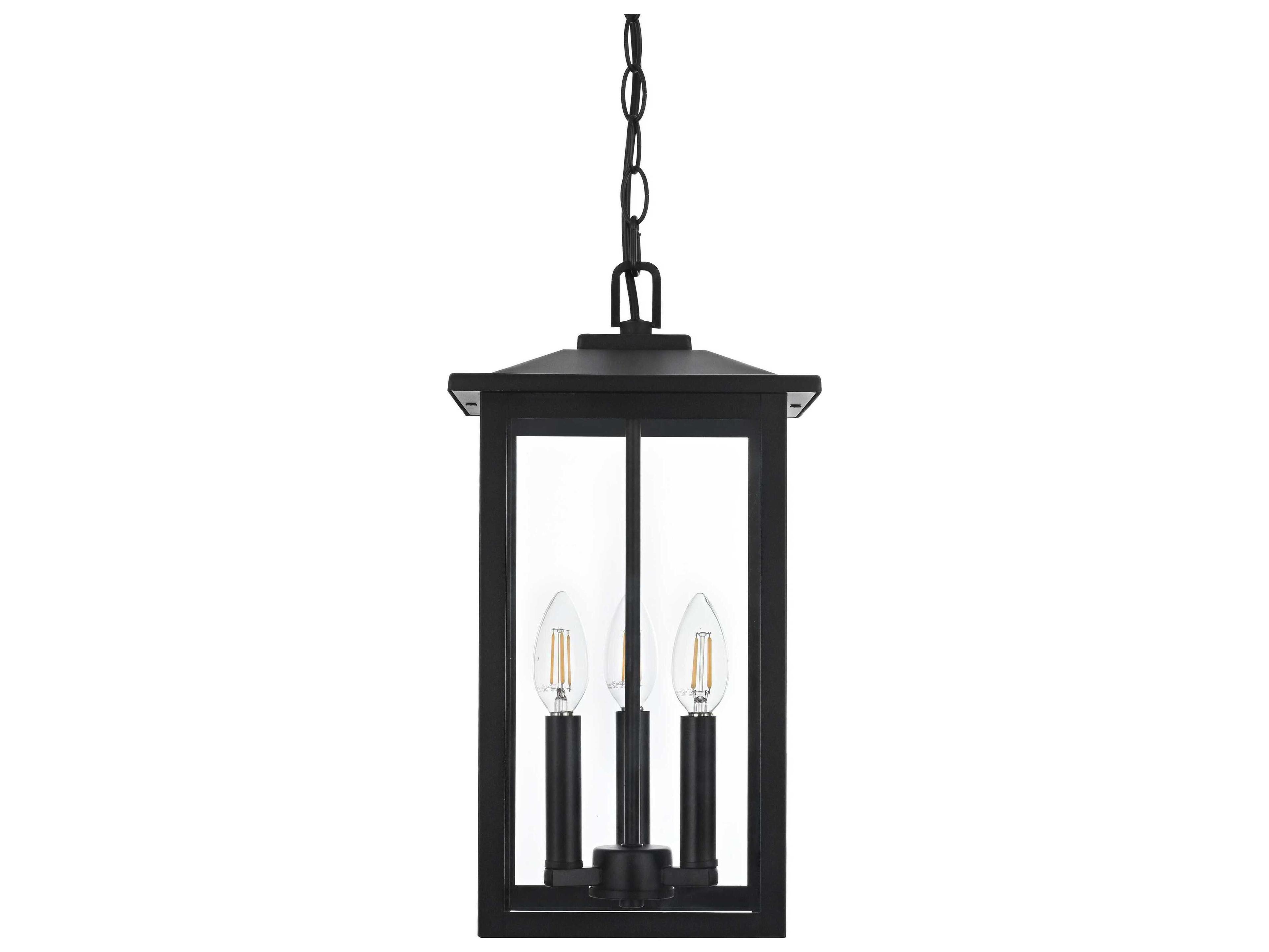 Elegant Lighting Carlisle 3-Light Outdoor Hanging Light