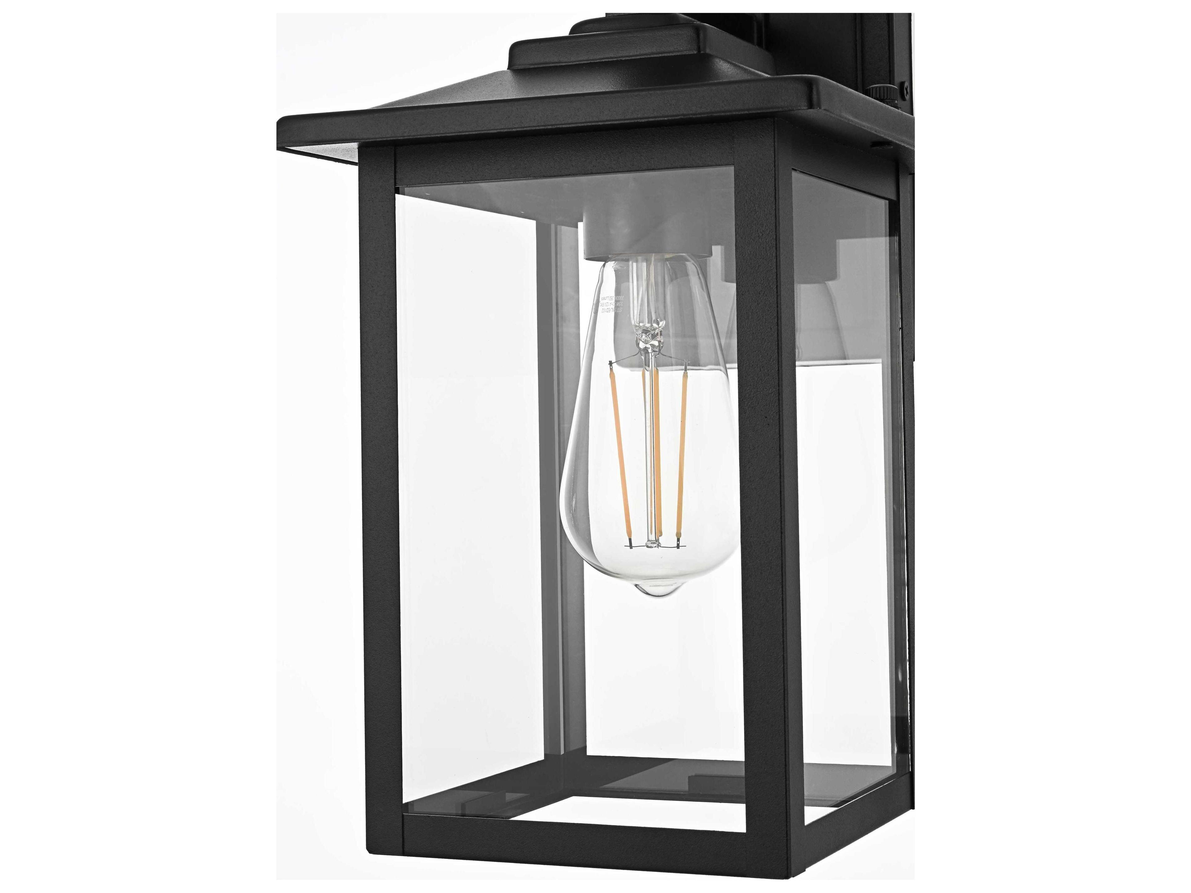 Elegant Lighting Carisle 1-Light Outdoor Wall Light