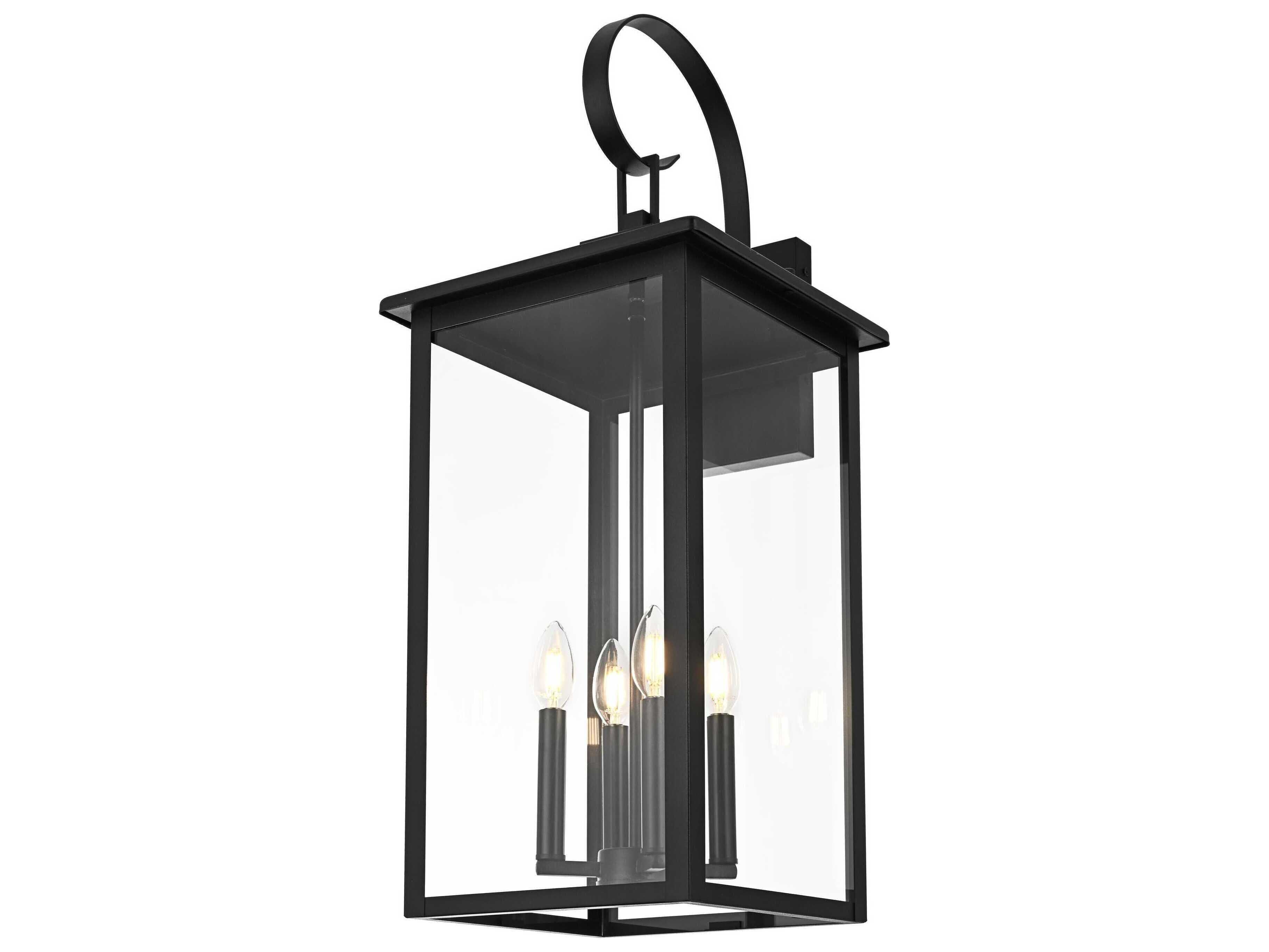 Elegant Lighting Carisle 4-Light Outdoor Wall Light