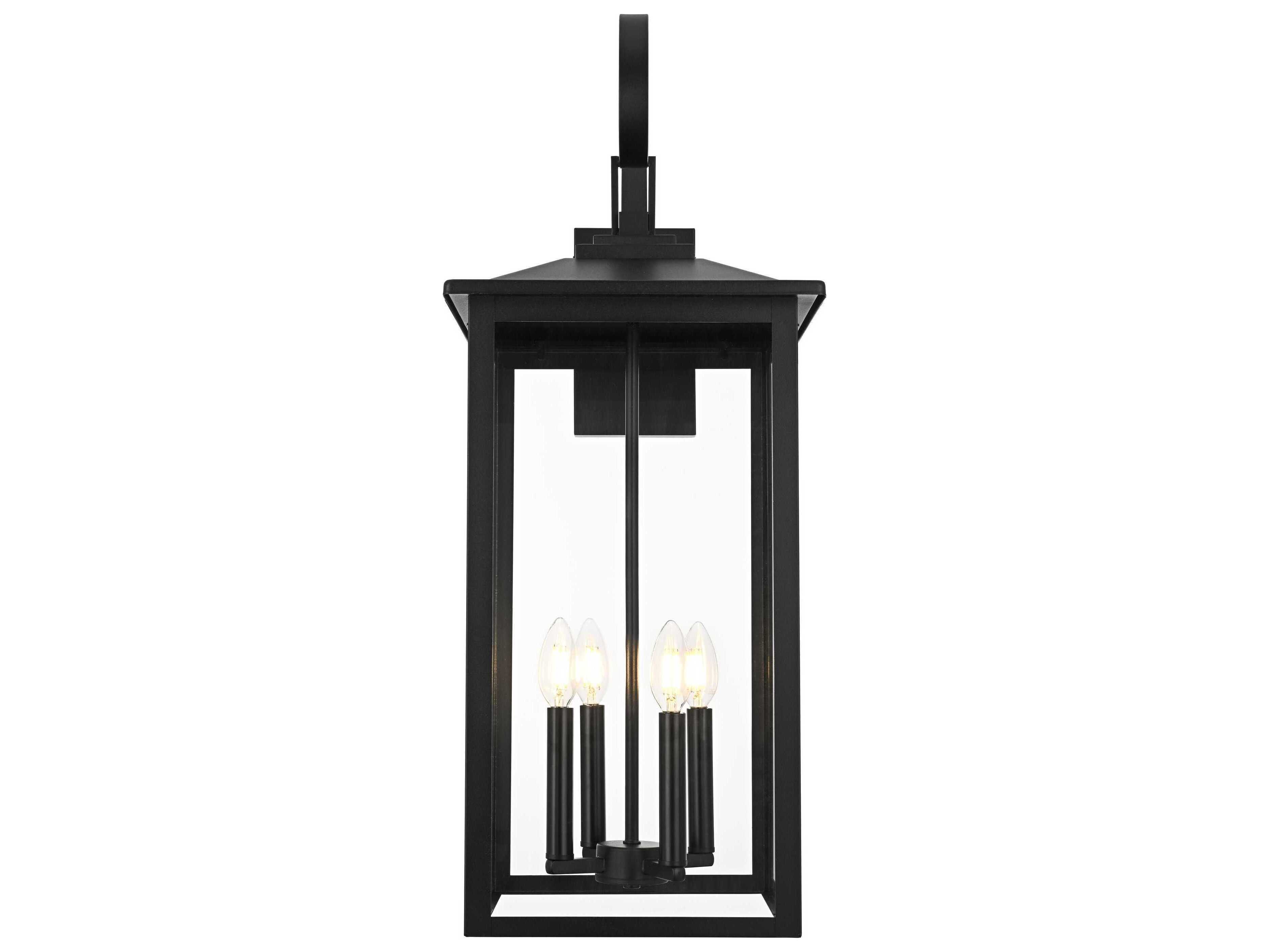 Elegant Lighting Carisle 4-Light Outdoor Wall Light