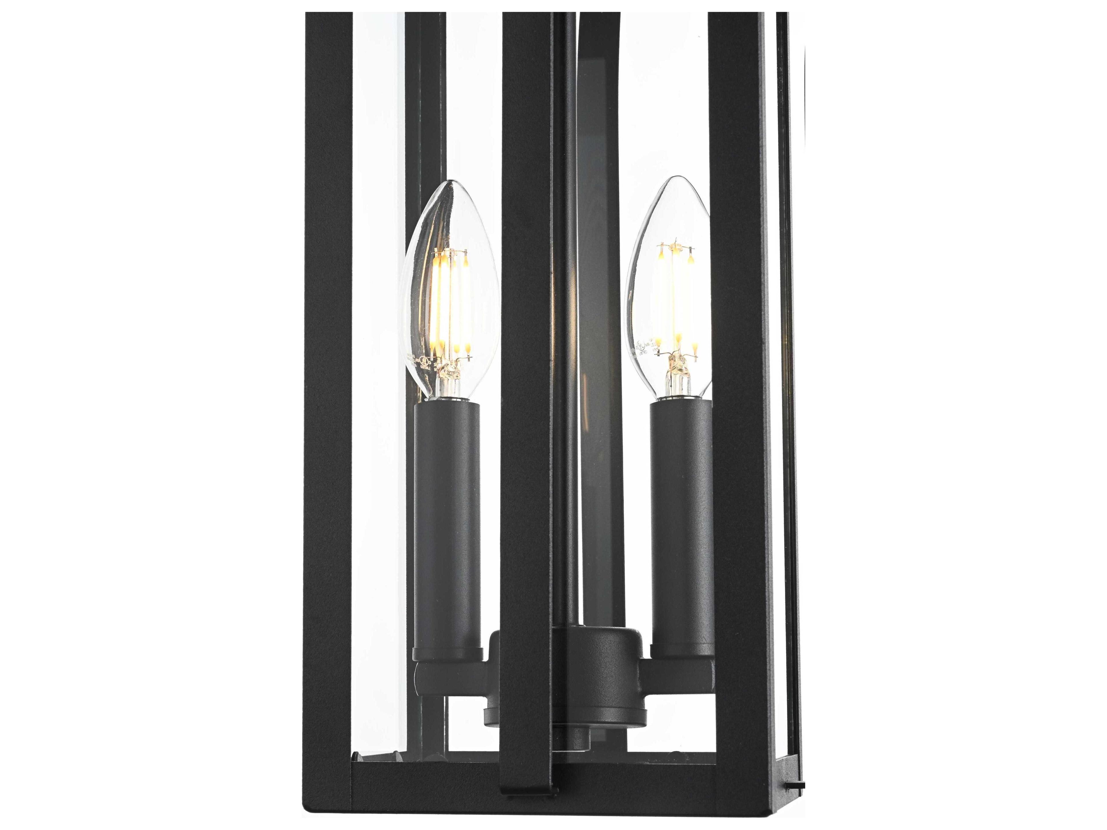 Elegant Lighting Thayer 2-Light Outdoor Hanging Light