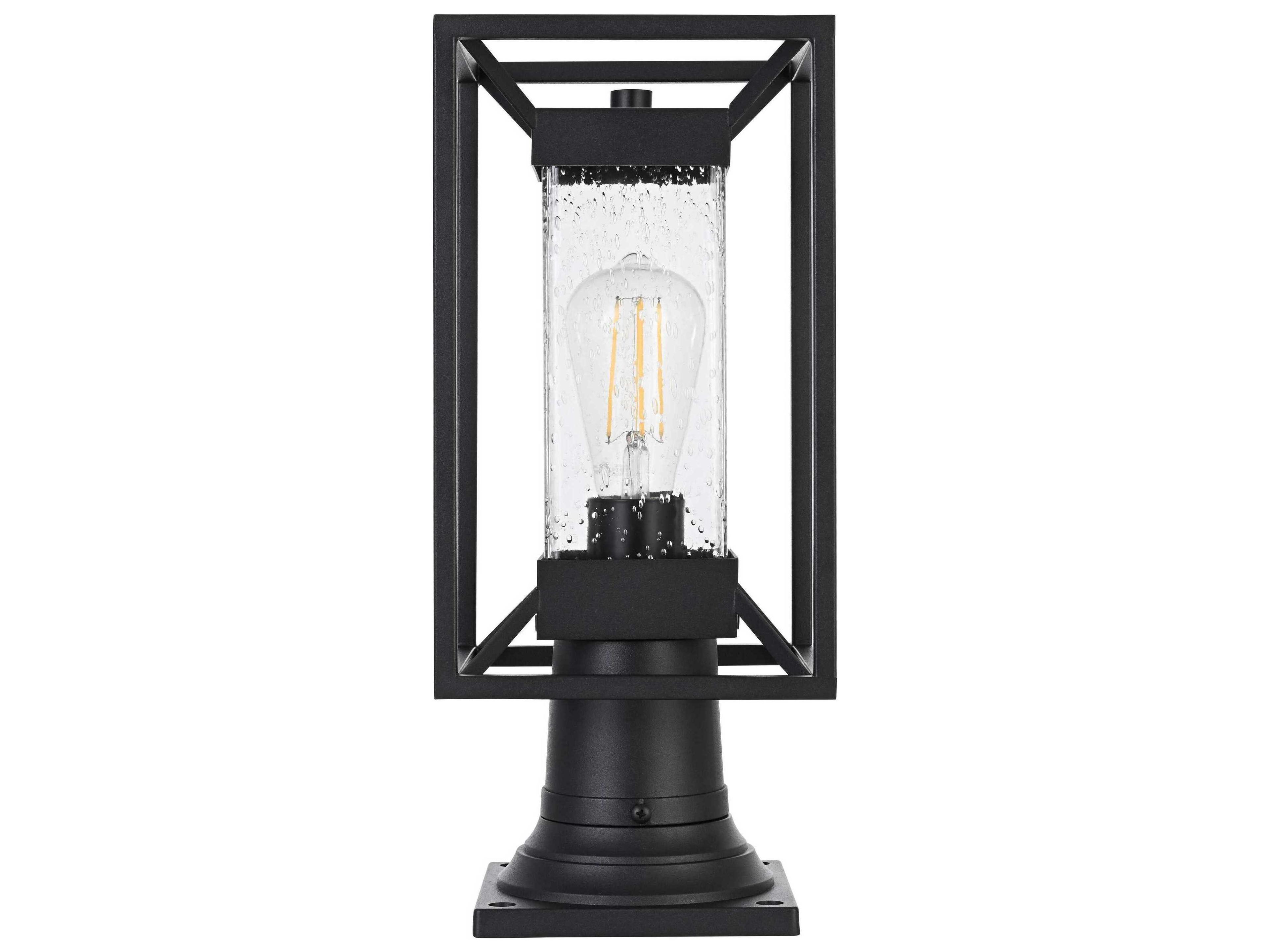 Elegant Lighting Willington 1-Light Outdoor Post Light