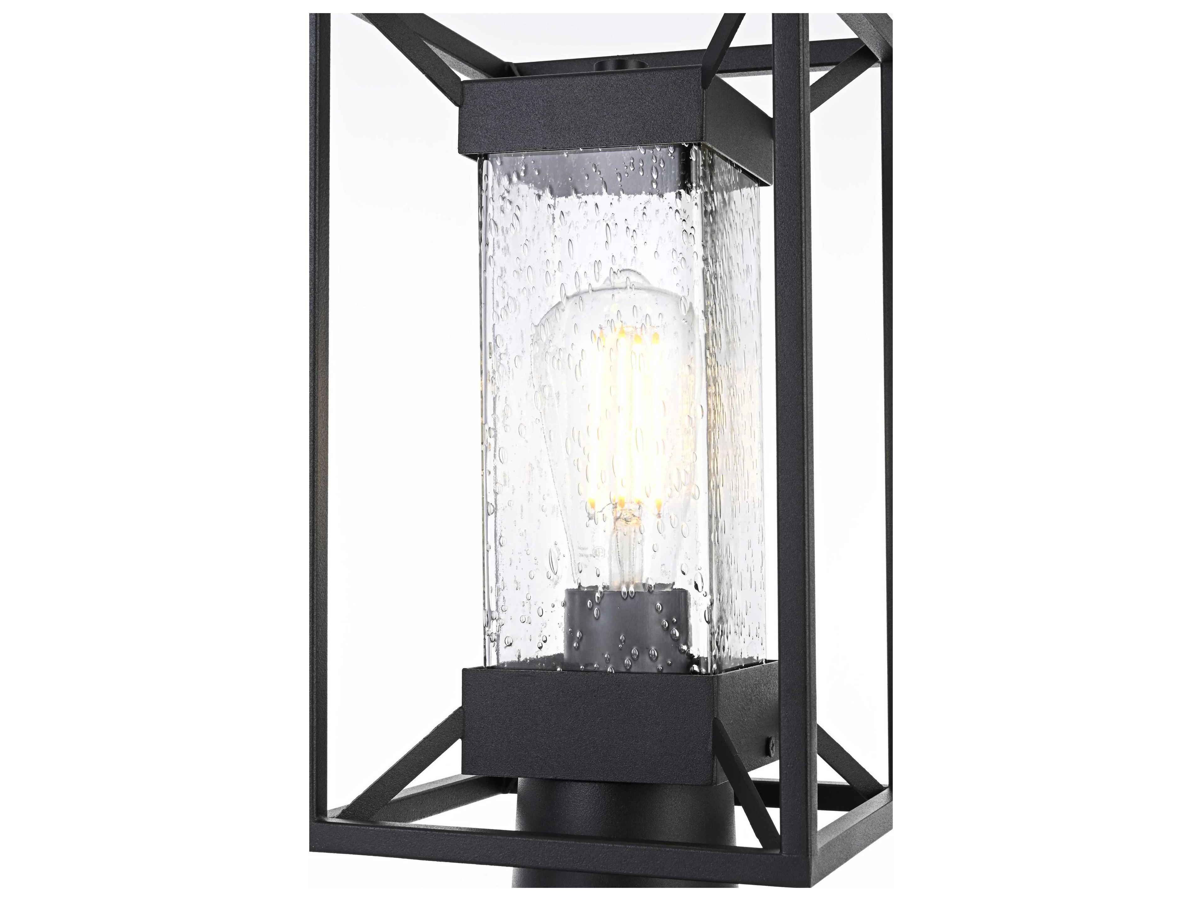 Elegant Lighting Willington 1-Light Outdoor Post Light
