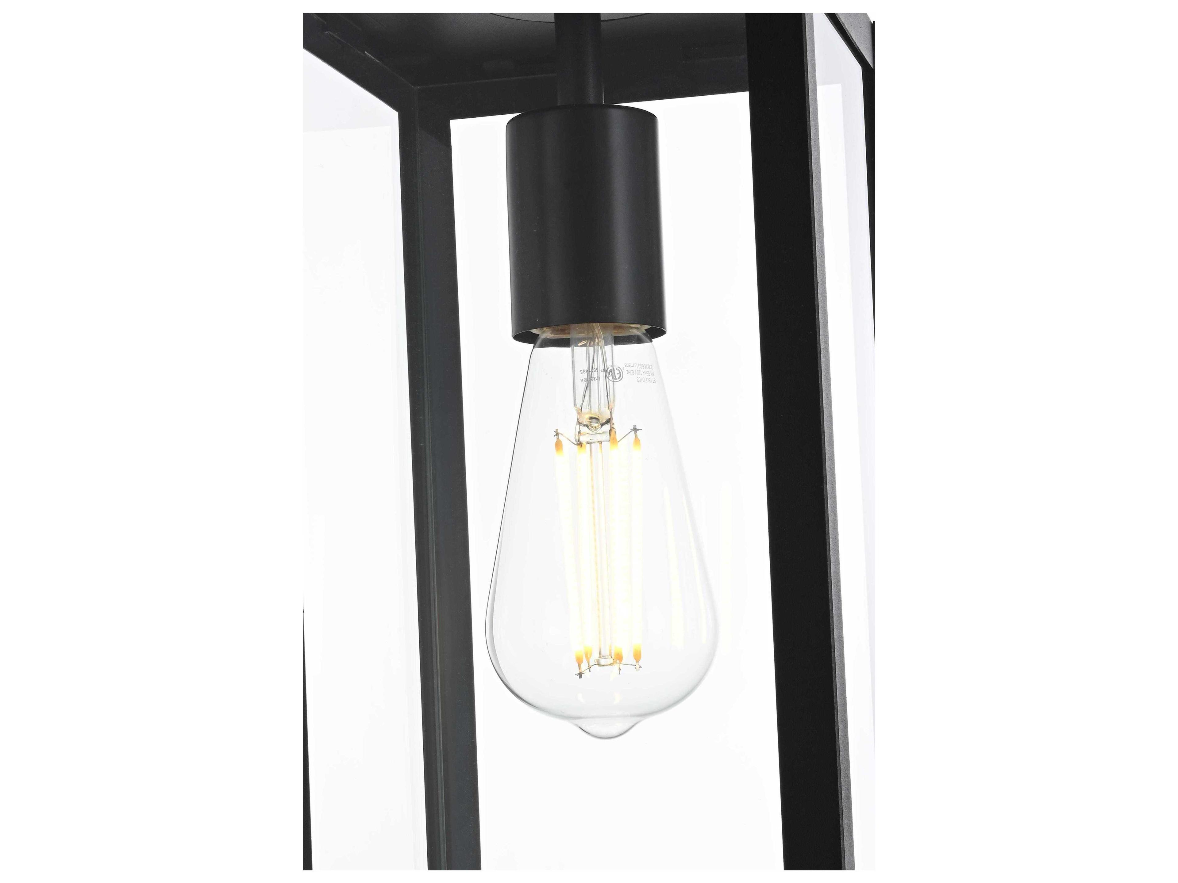 Elegant Lighting Hilton 1-Light Outdoor Hanging Light