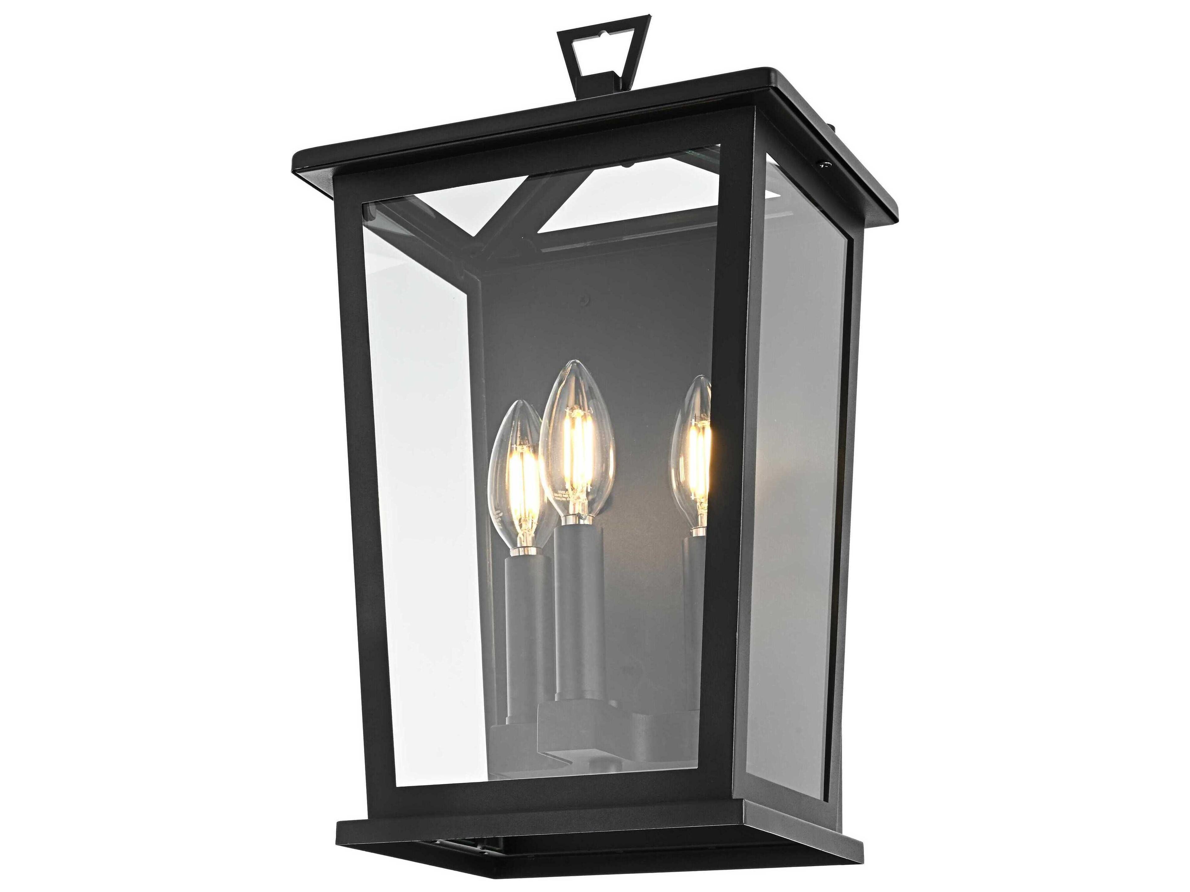 Elegant Lighting Richmond 3-Light Outdoor Wall Light