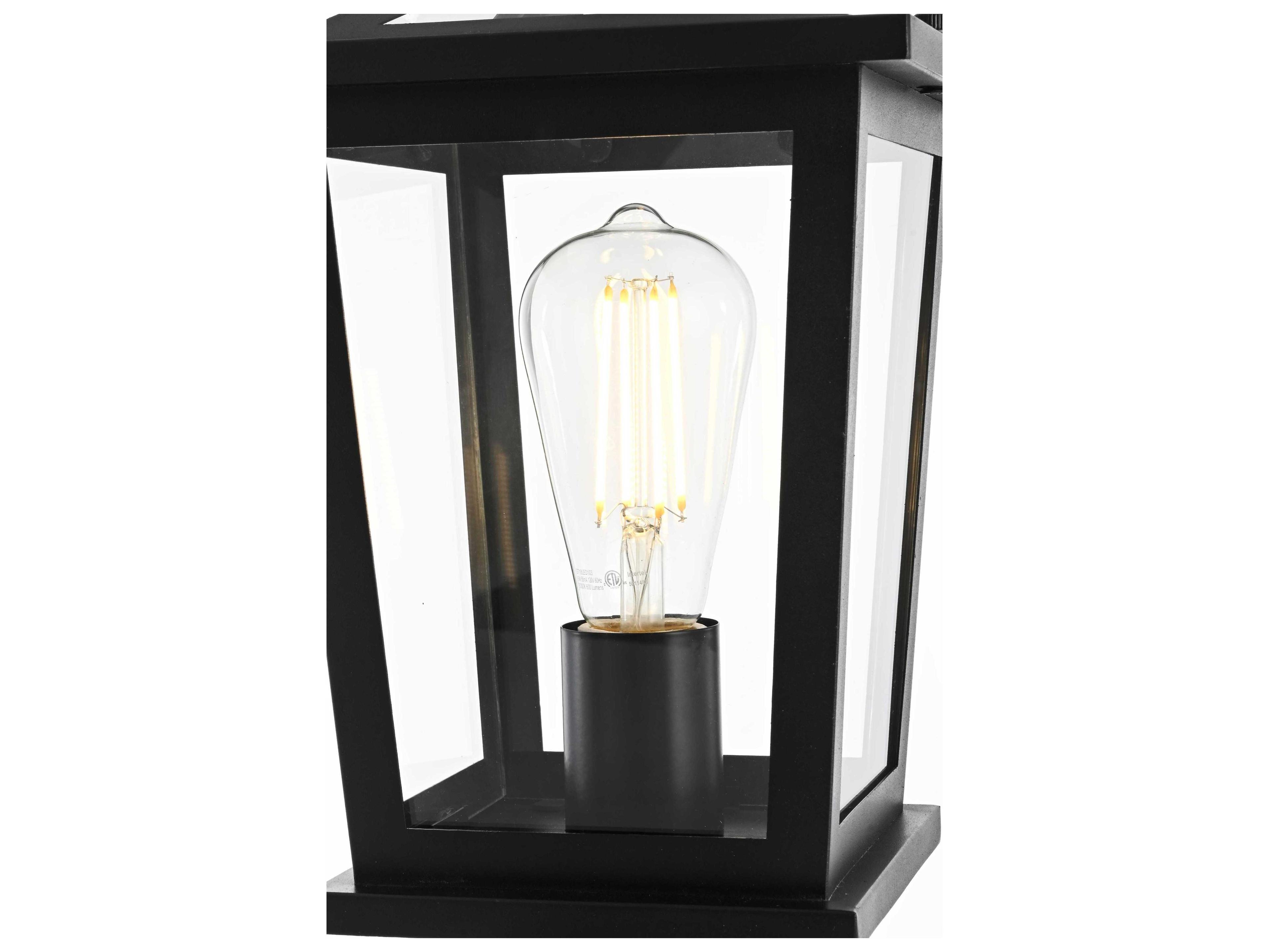 Elegant Lighting Cayman 1-Light Outdoor Post Light