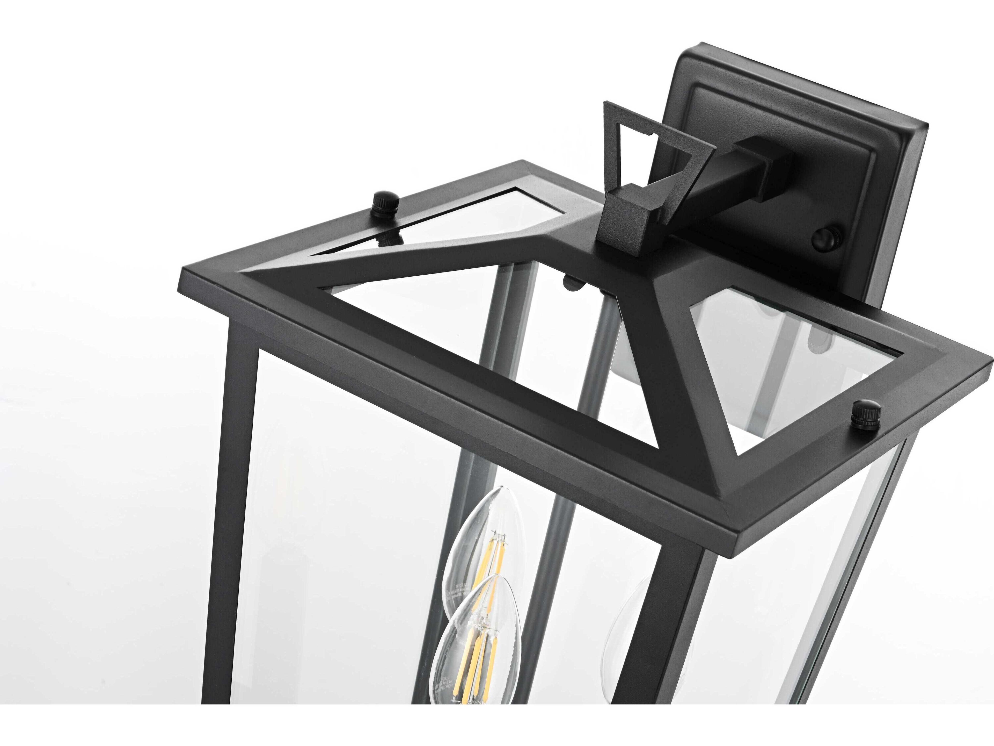 Elegant Lighting Cayman 3-Light Outdoor Wall Light